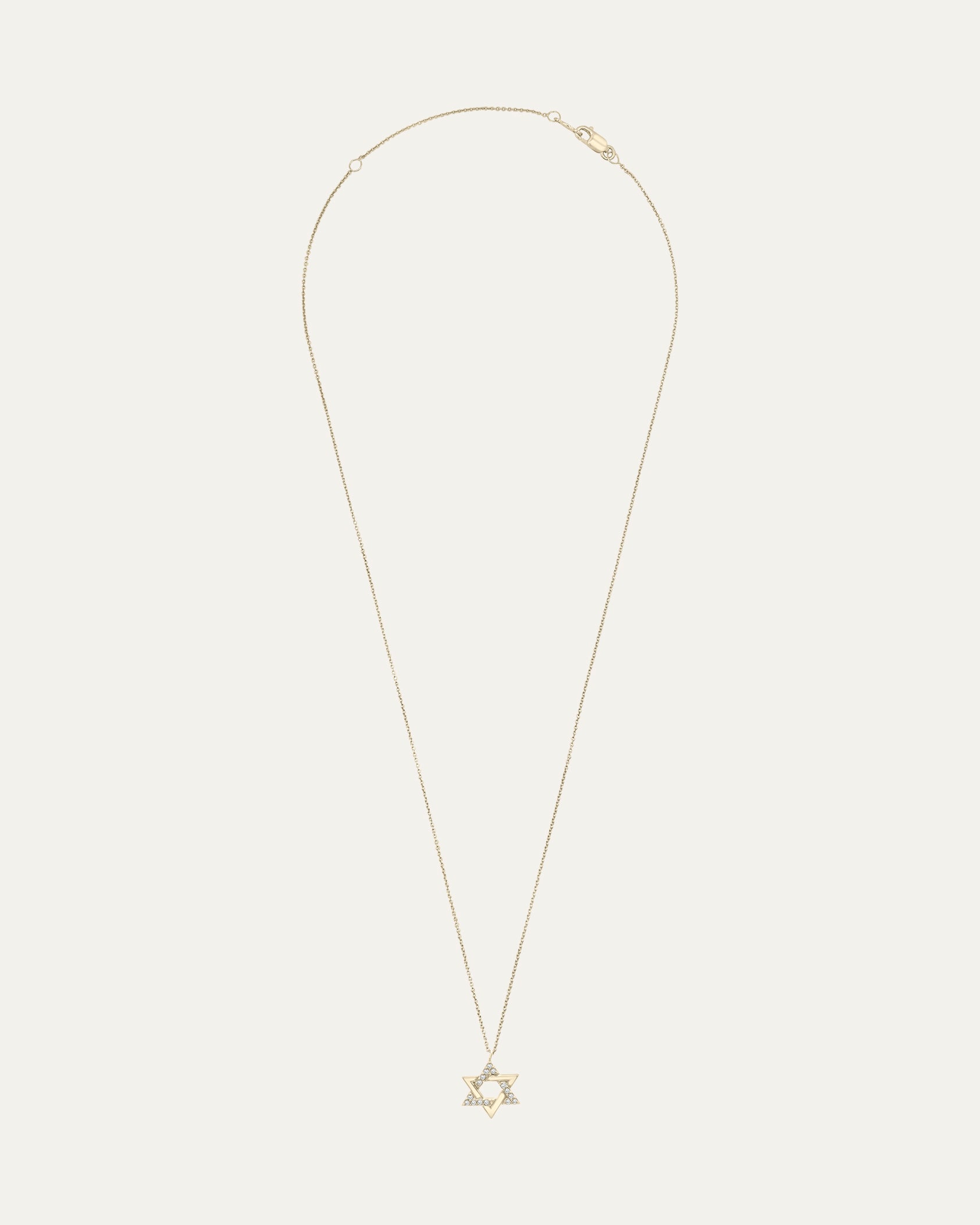 The Star of David Diamond Necklace