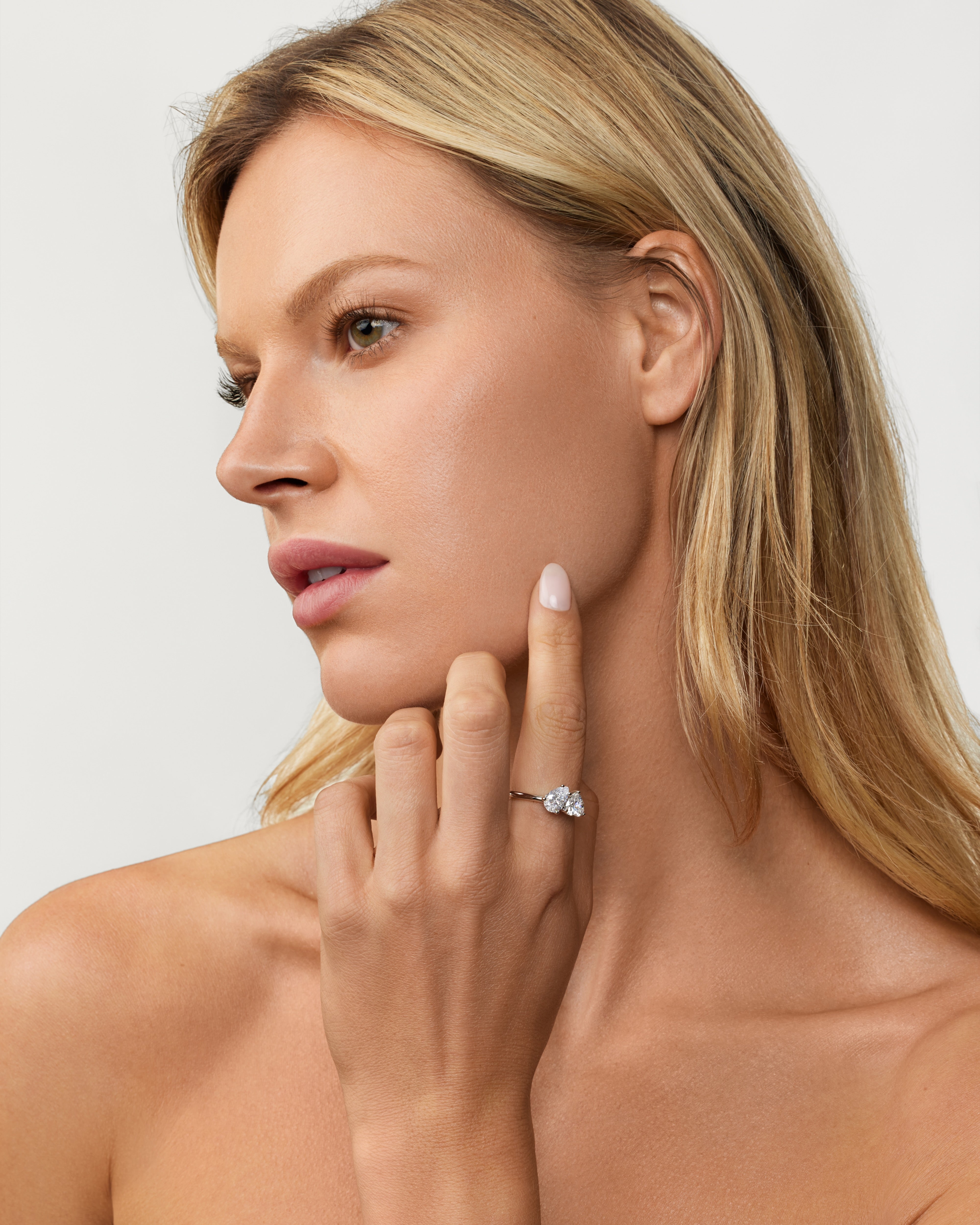 The Toi et Moi Heart Ring