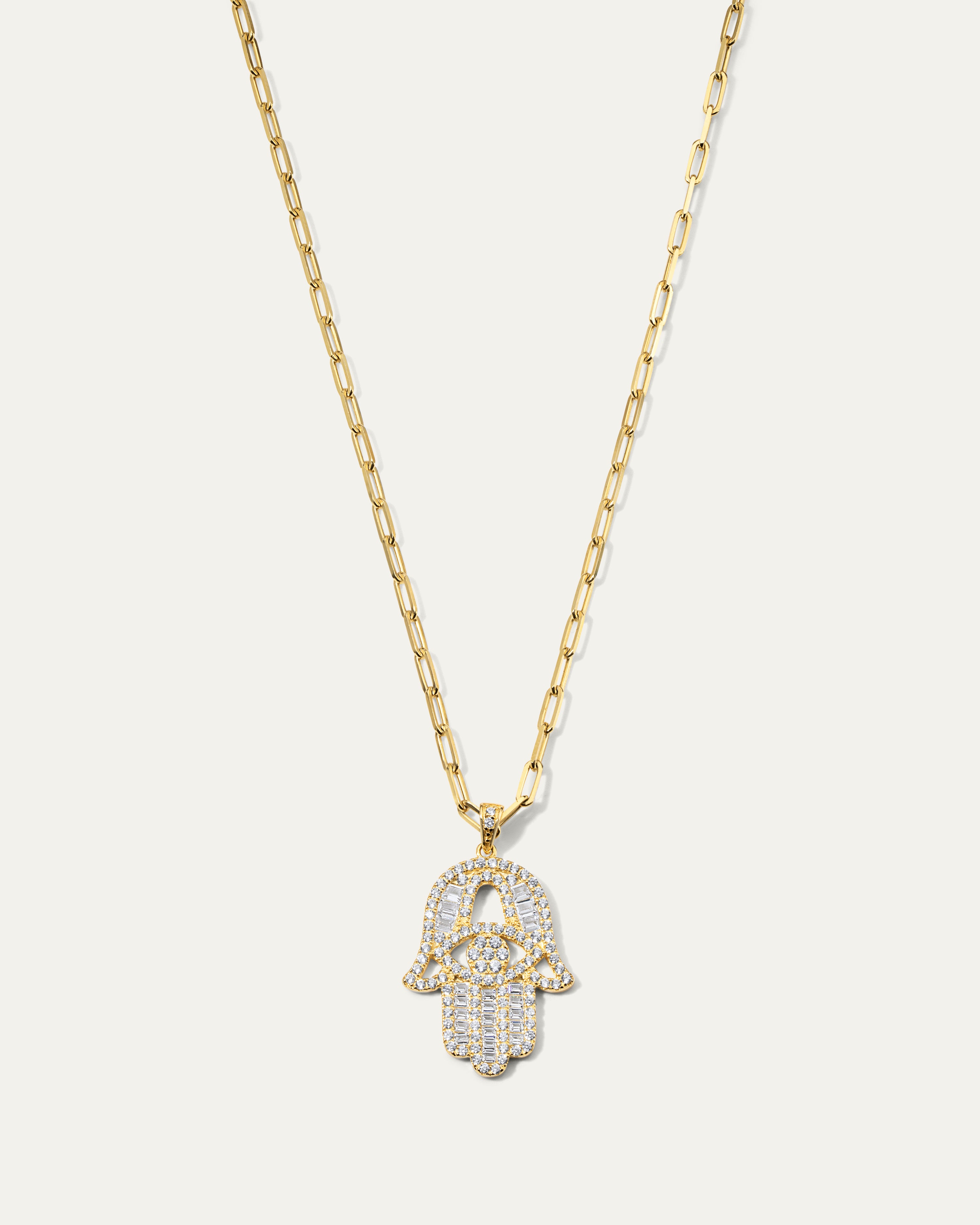 The Mega Hamsa Necklace
