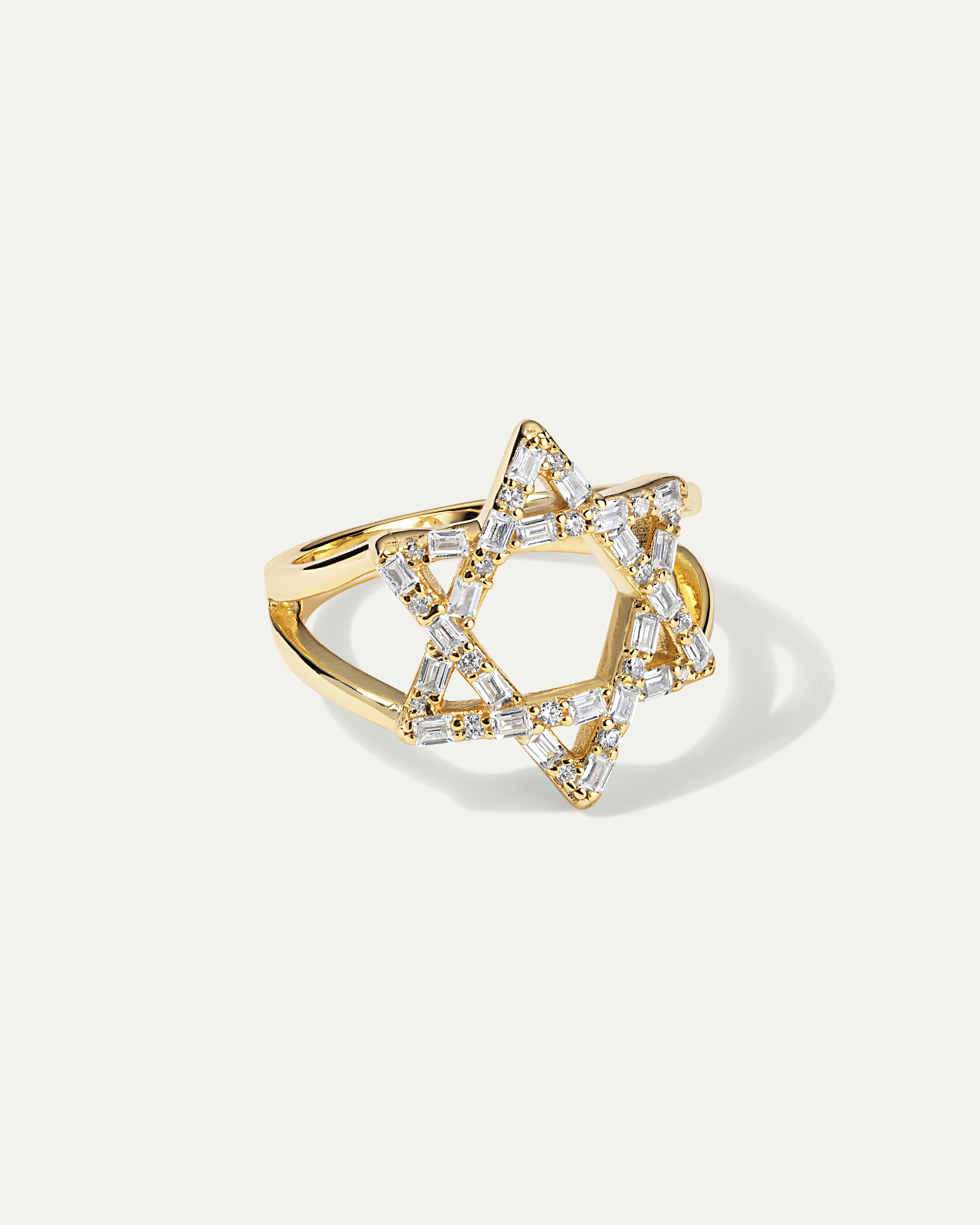 The Star of David Dome Ring