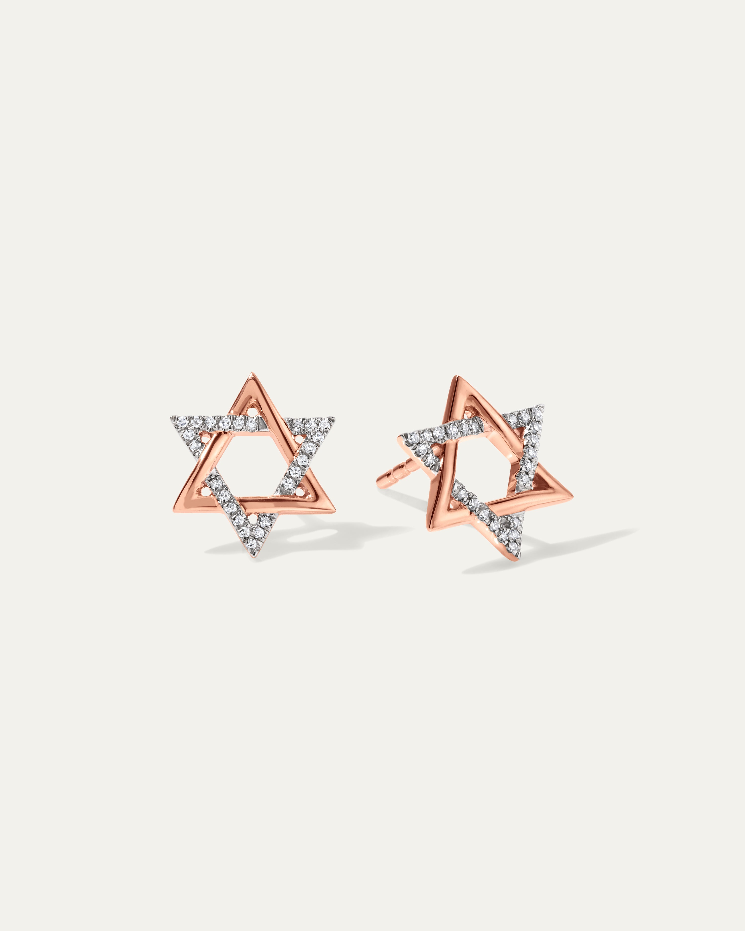 Tiferet Pavé Diamond Studs