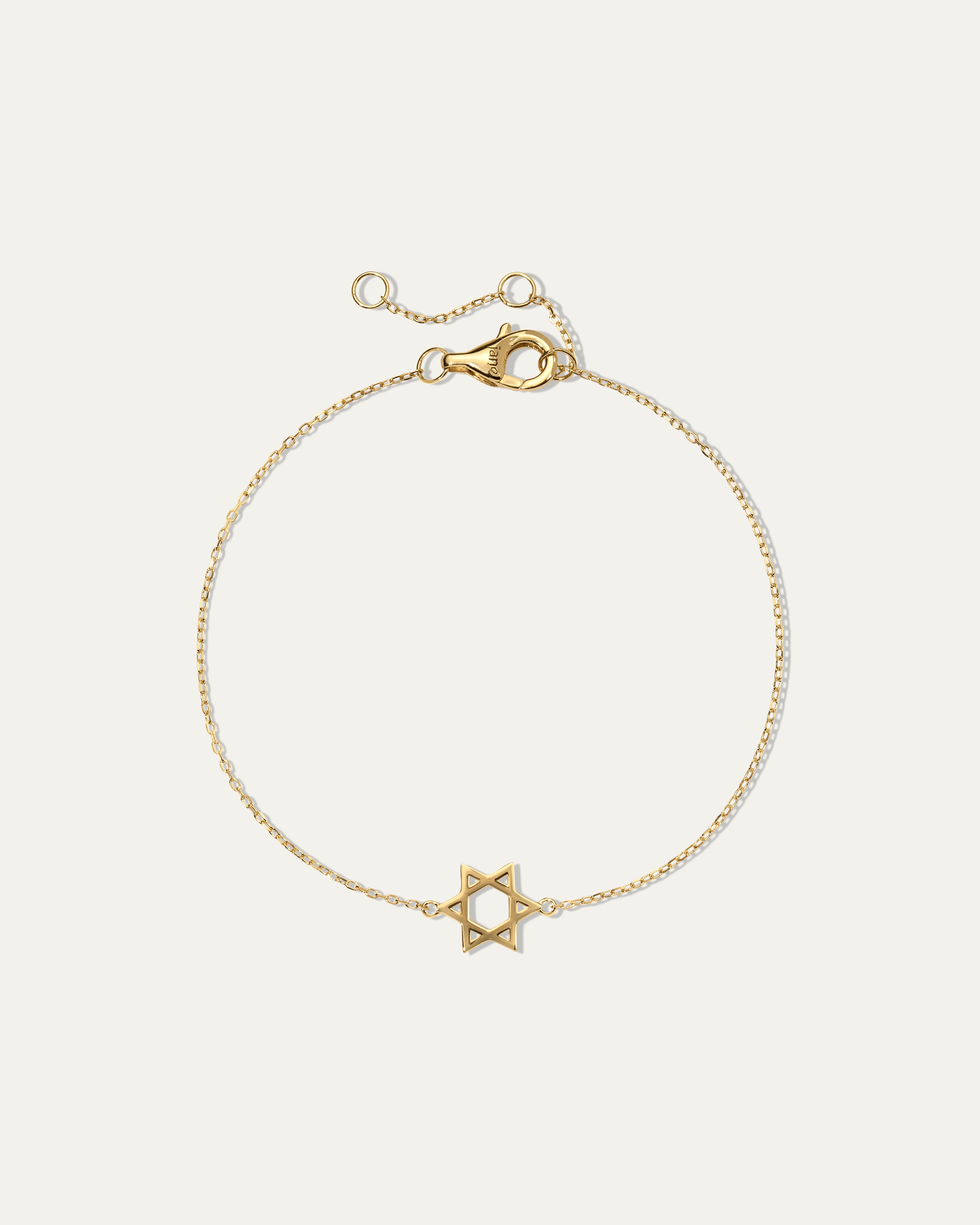 Noa Star of David Gold Bracelet