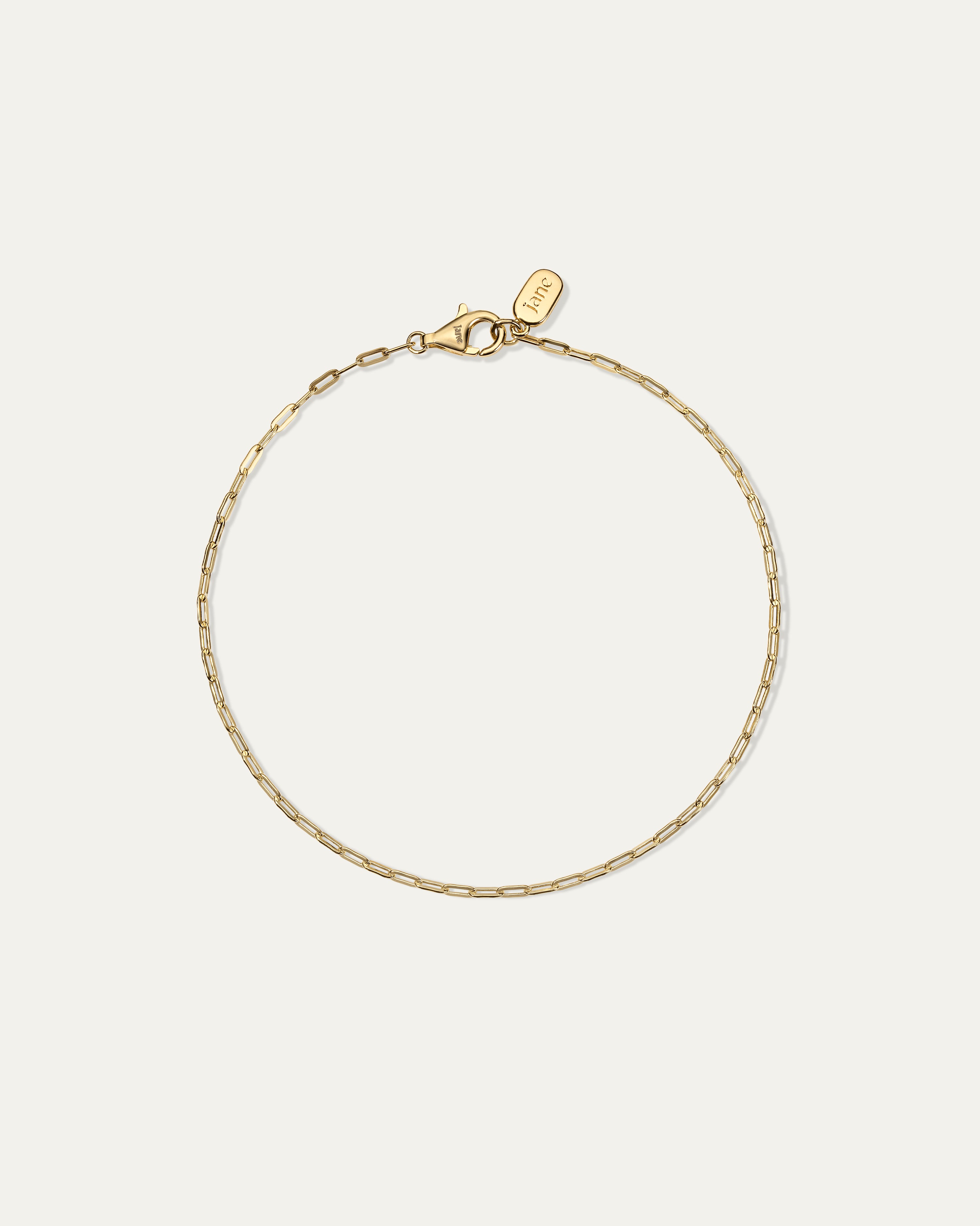 Olivia Paperclip Anklet