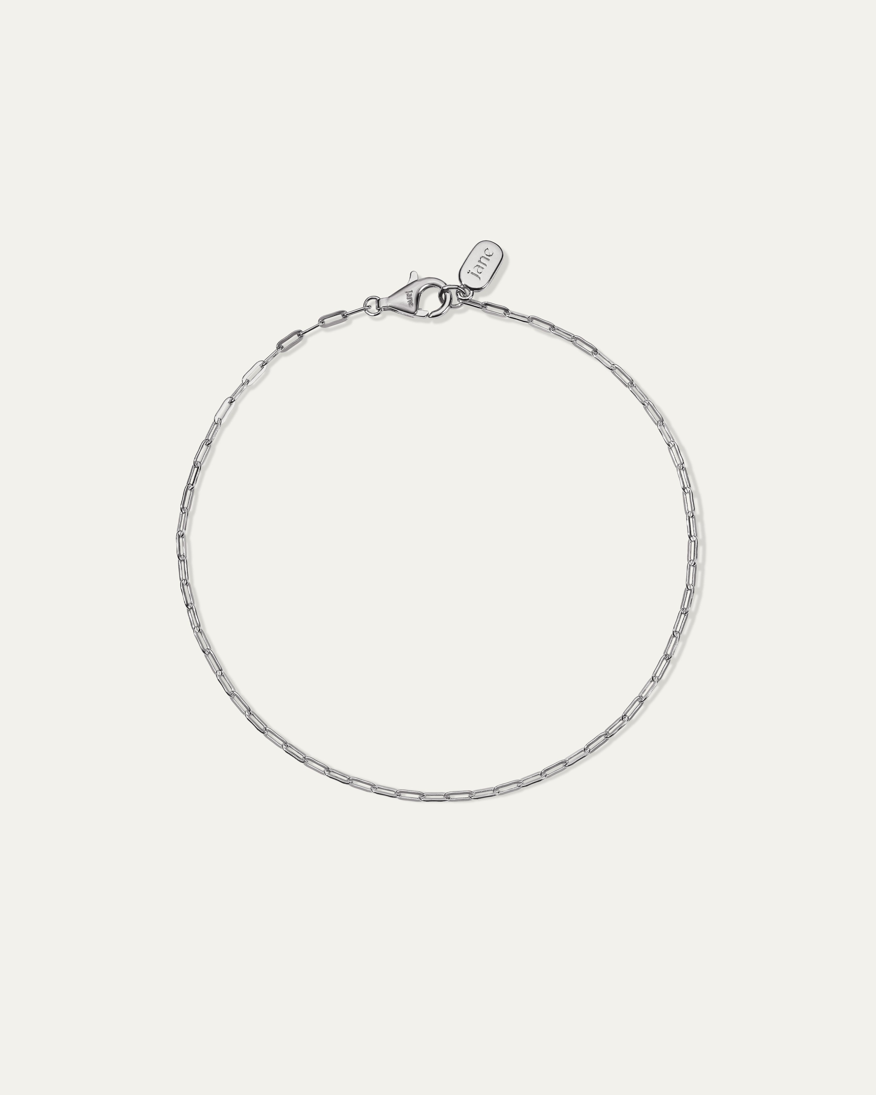 Olivia Paperclip Anklet
