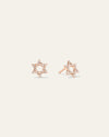 The Star of David Diamond Stud Earrings