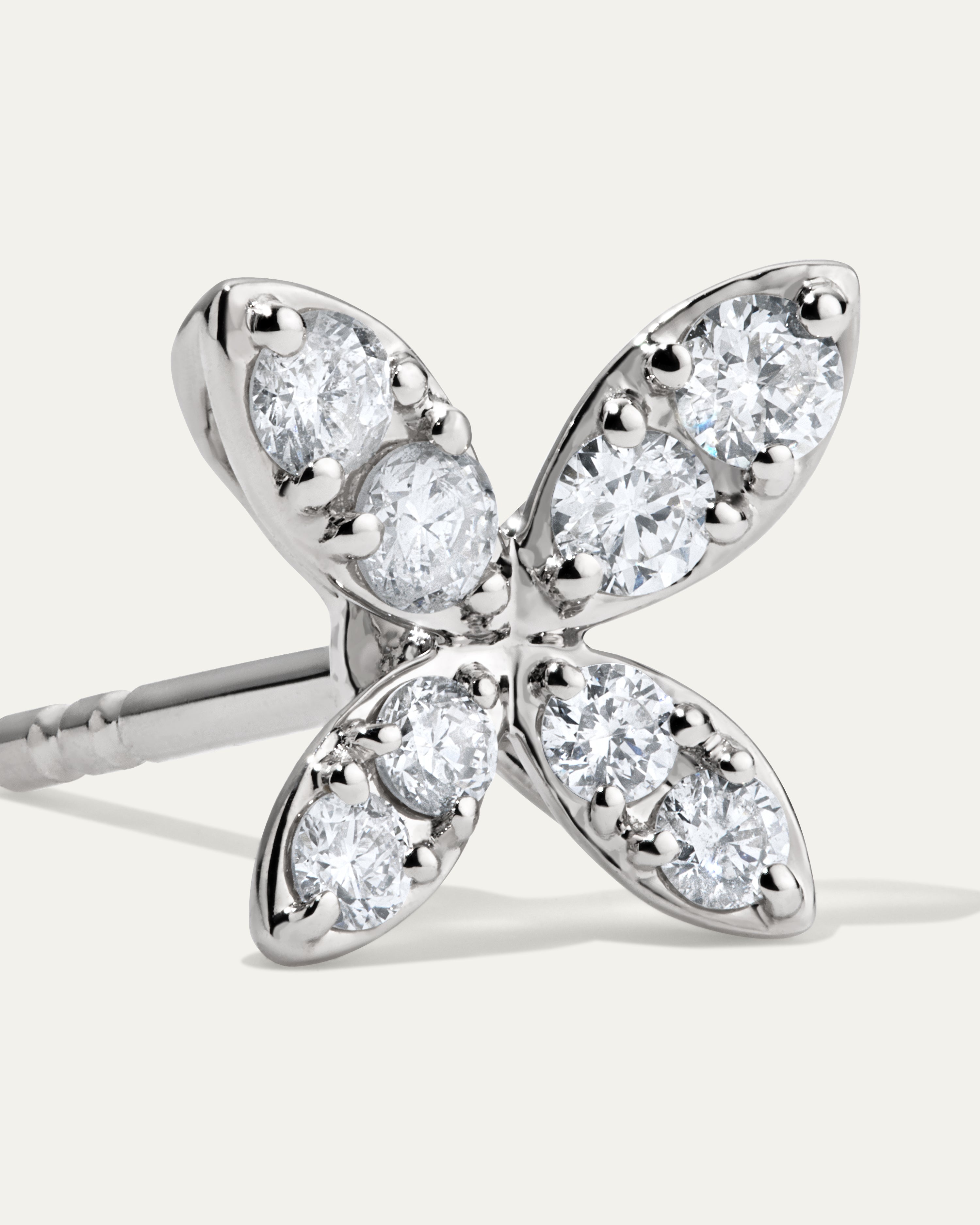 The Pavé Diamond Butterfly Earrings