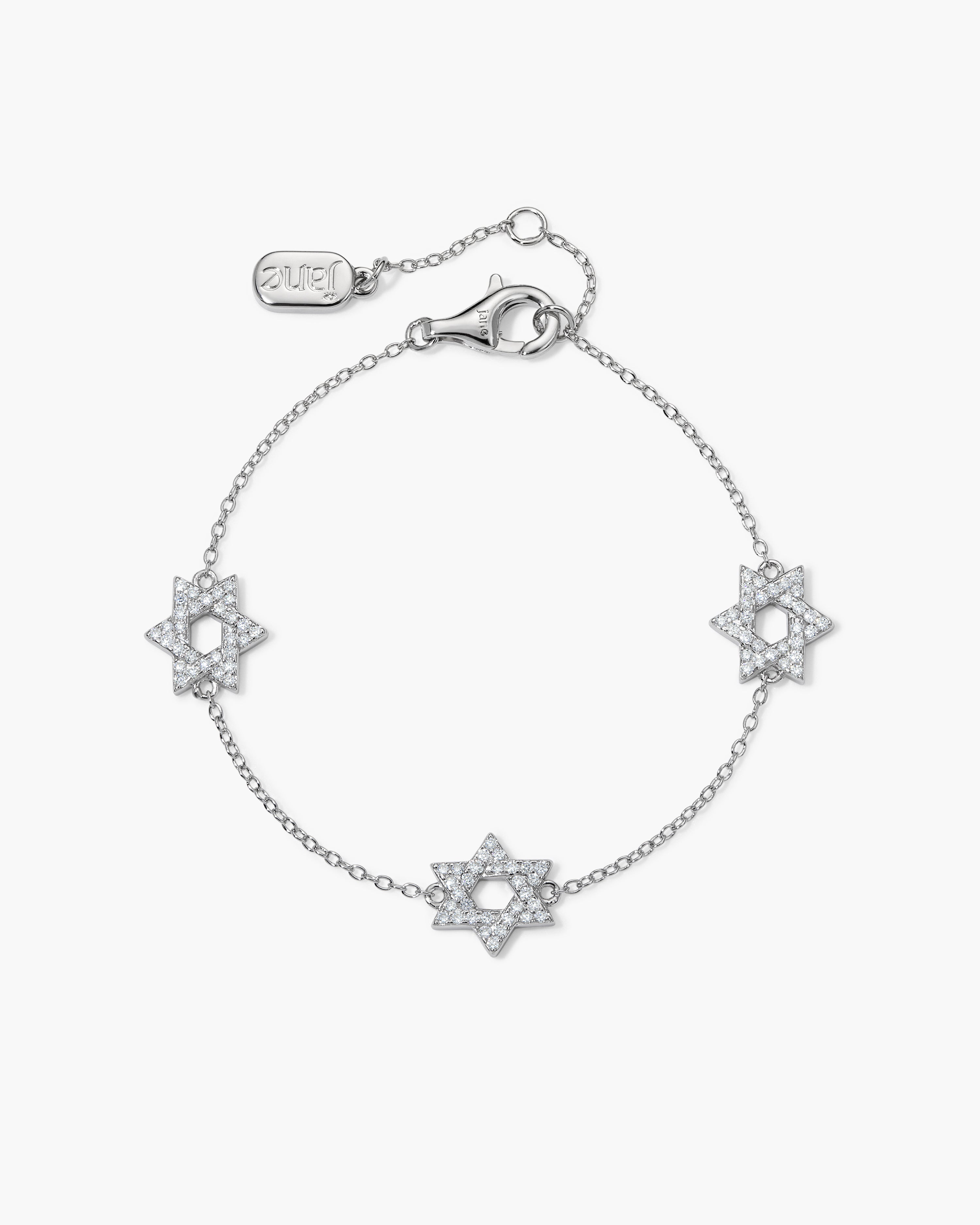 Sarah™ Star of David Station Bracelet
