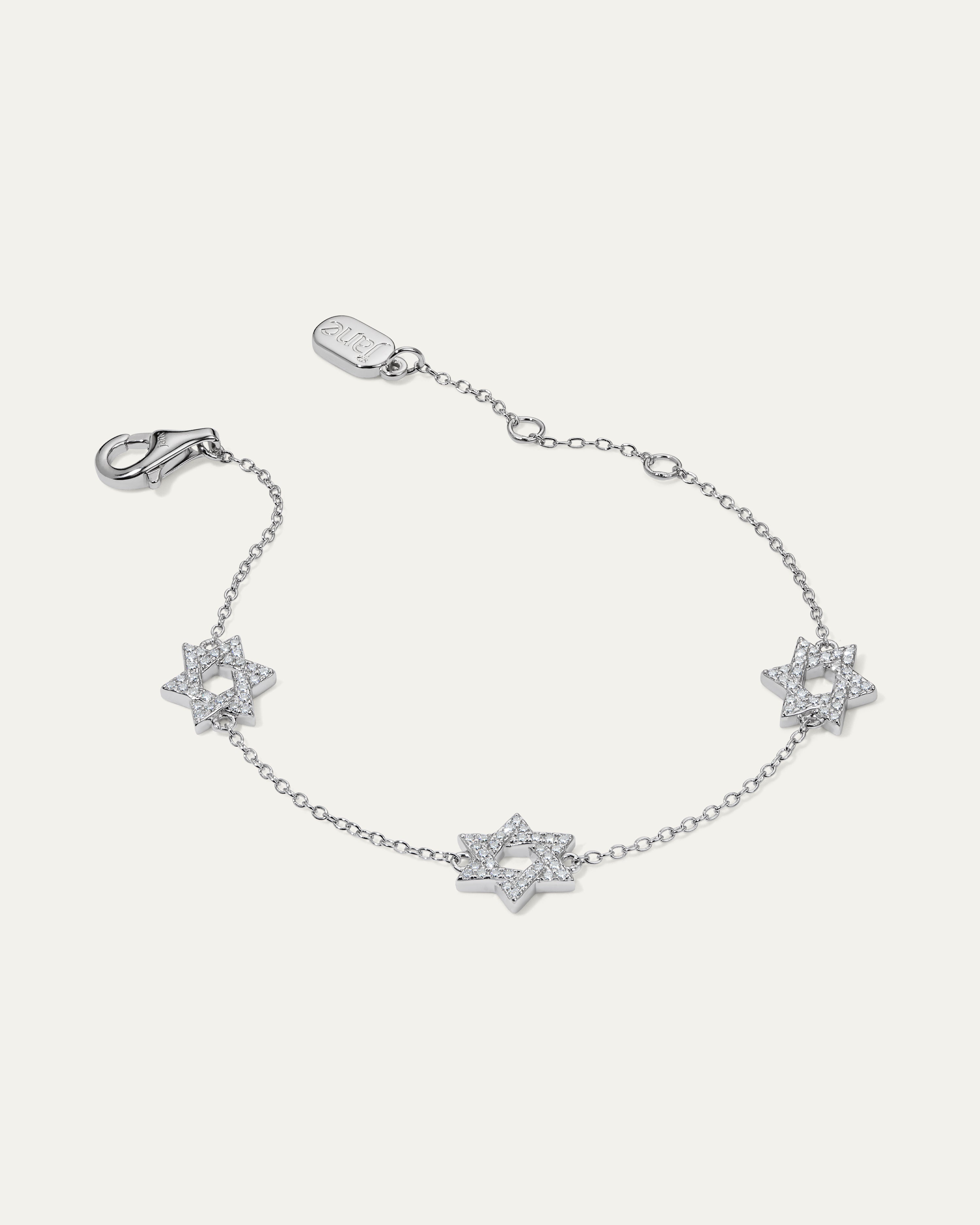 Star of David Station Bracelet
