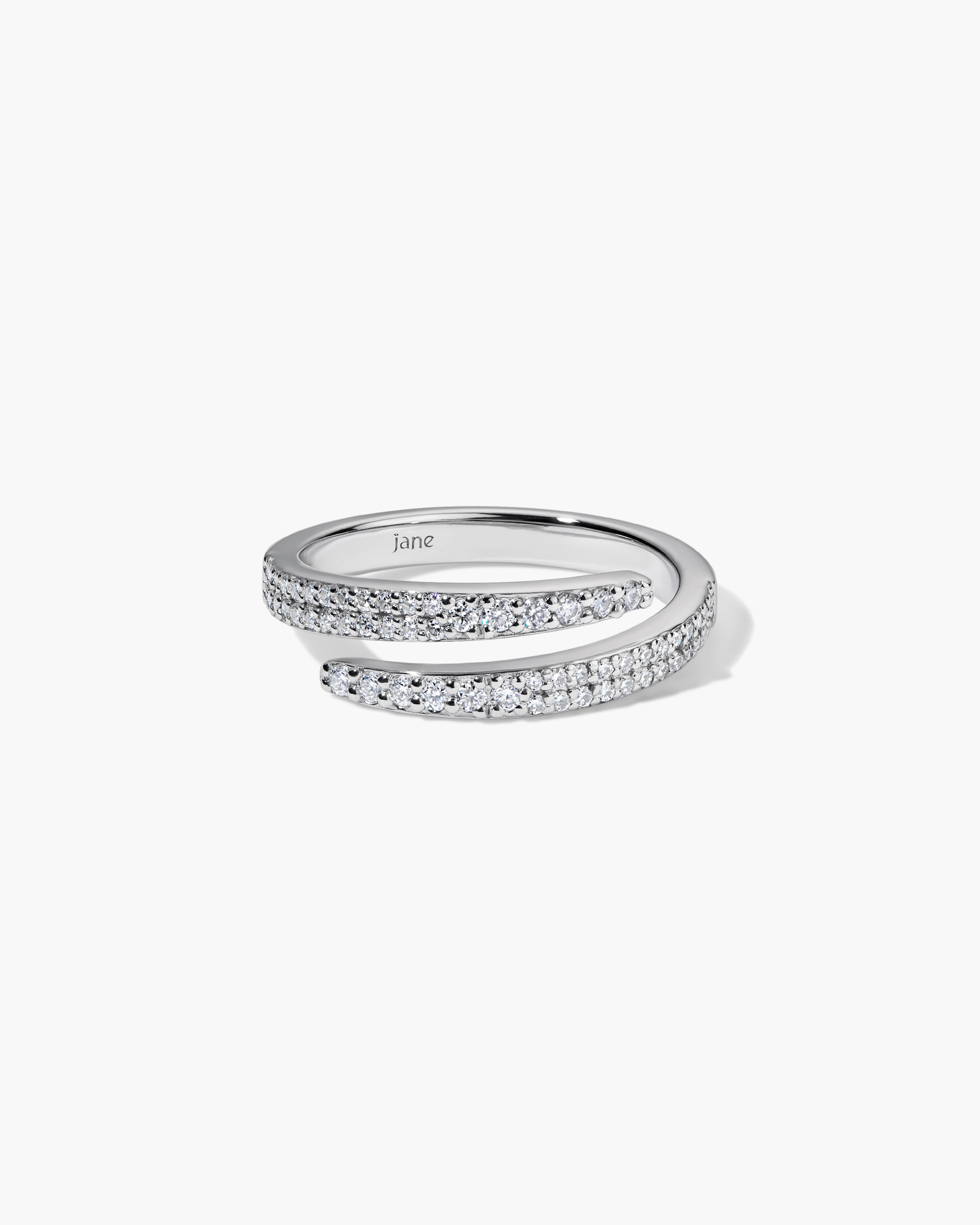 Wraparound Pavé Ring