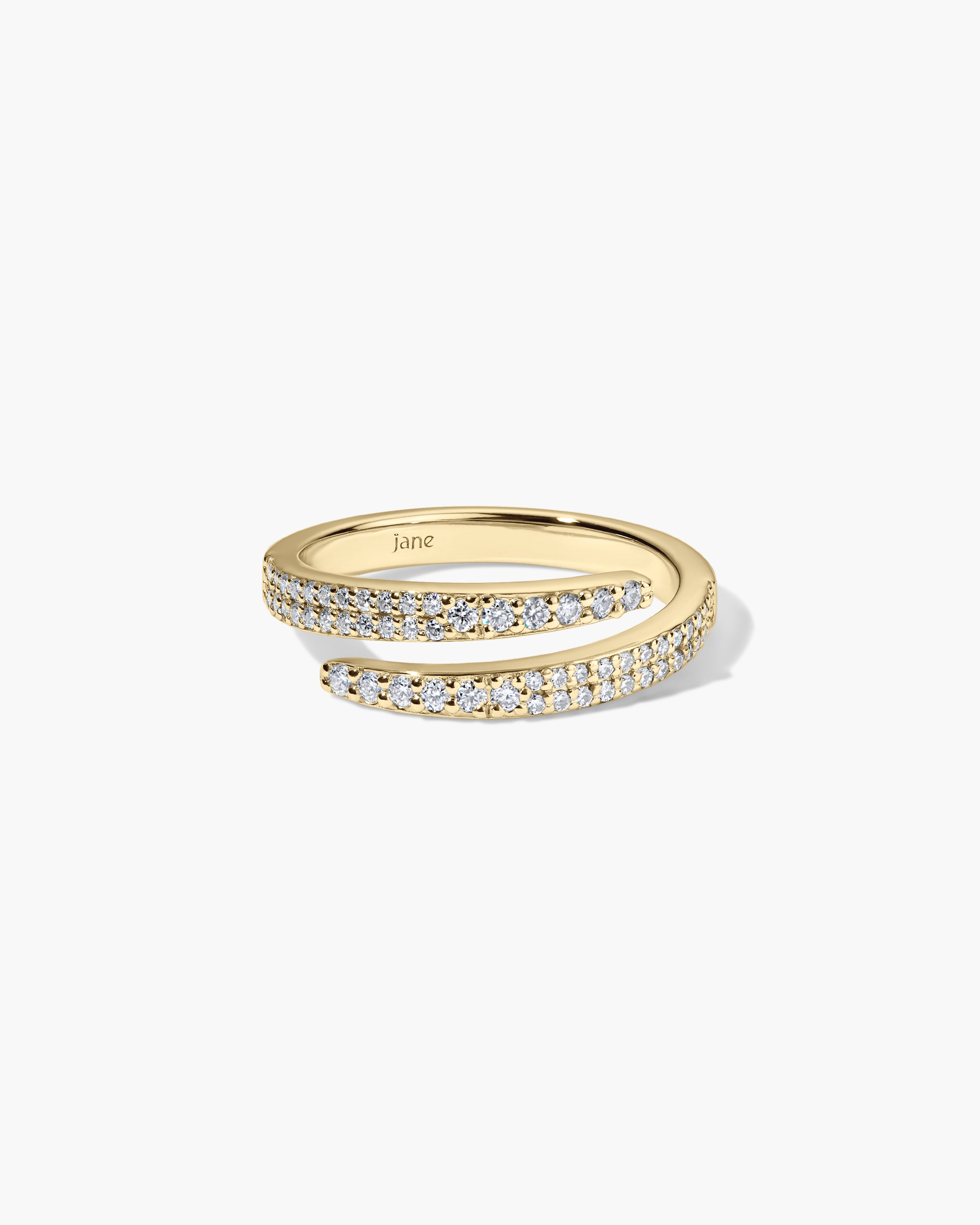 Wraparound Pavé Ring