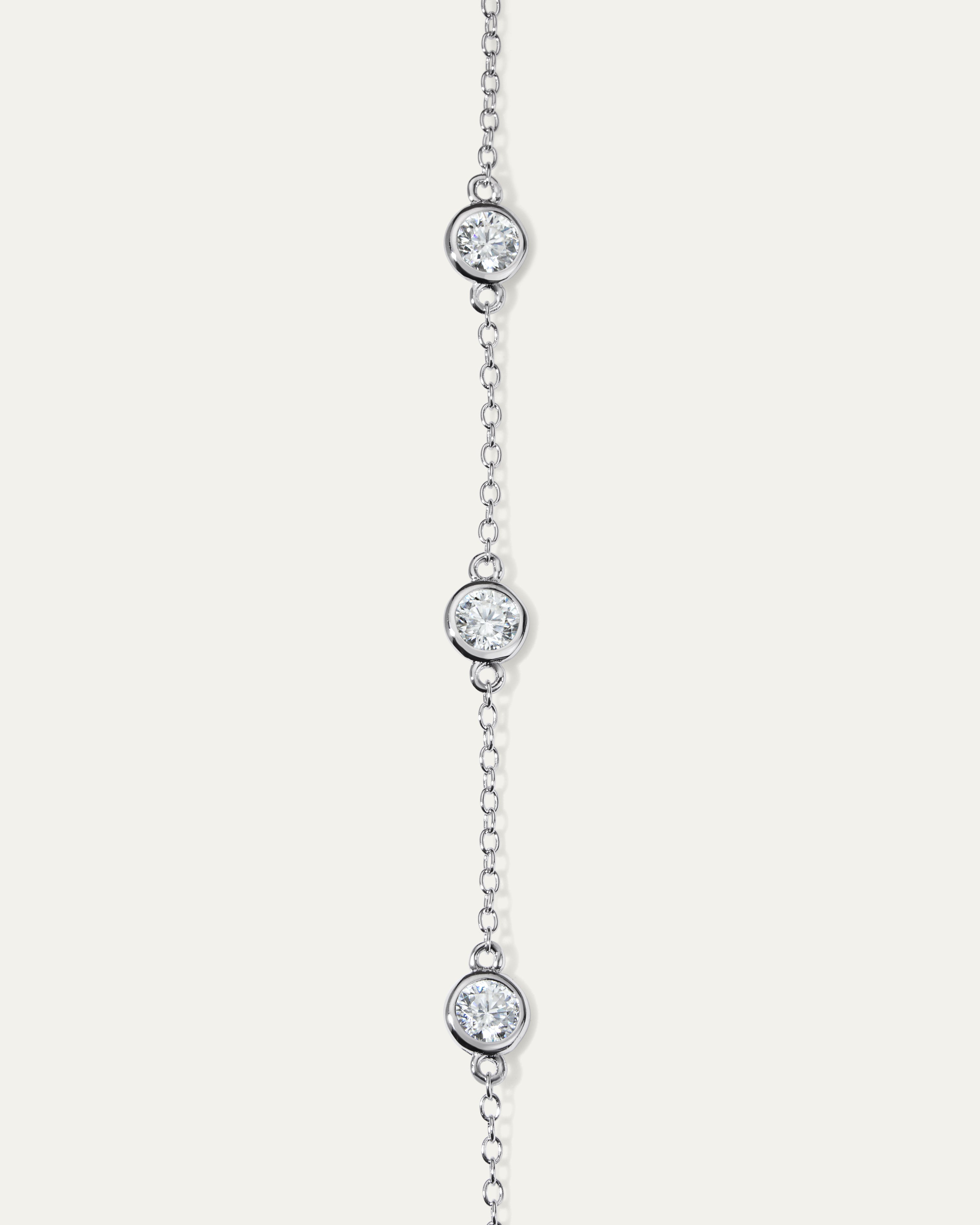 Charlotte Bezel Station Bracelet