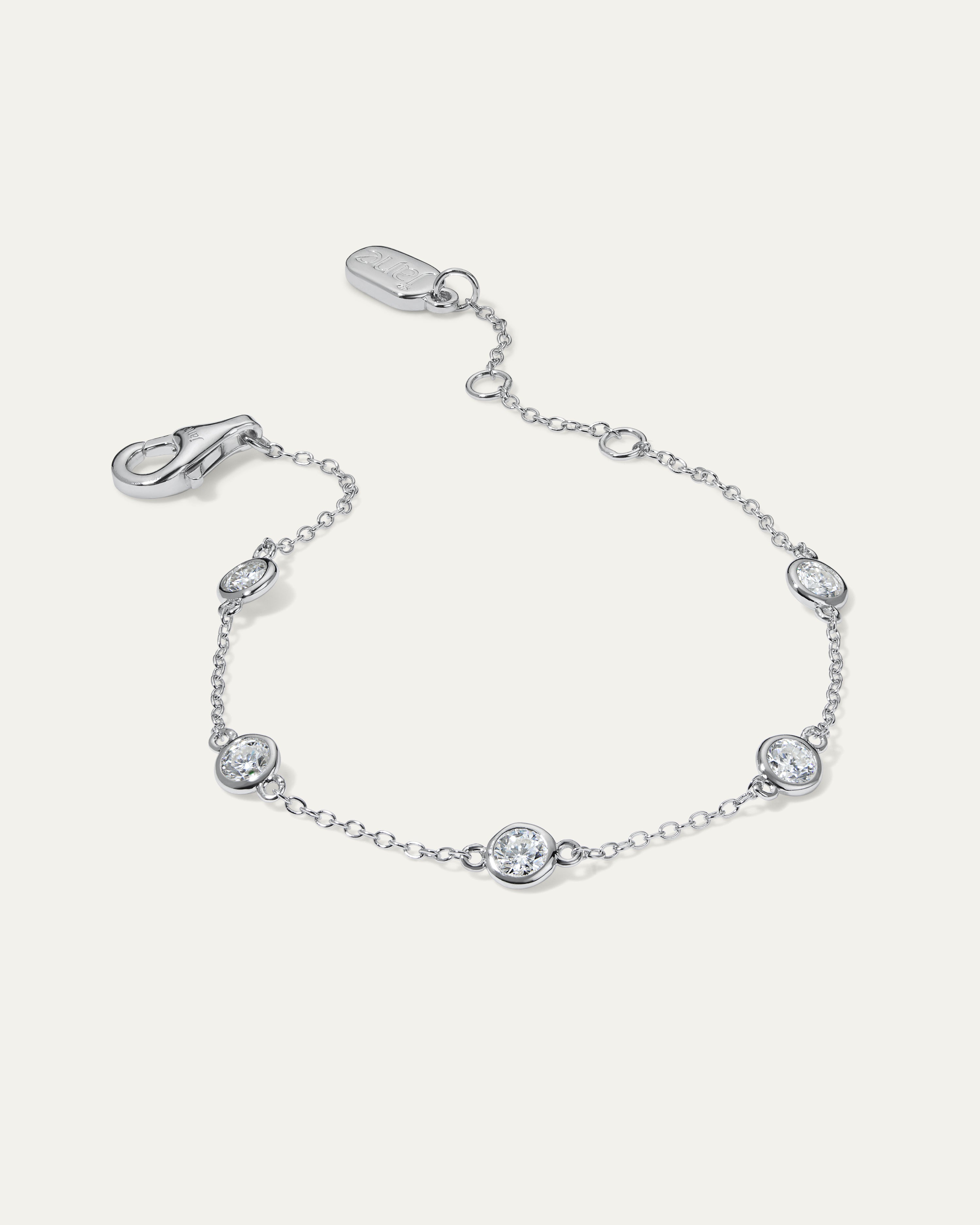 Charlotte Bezel Station Bracelet