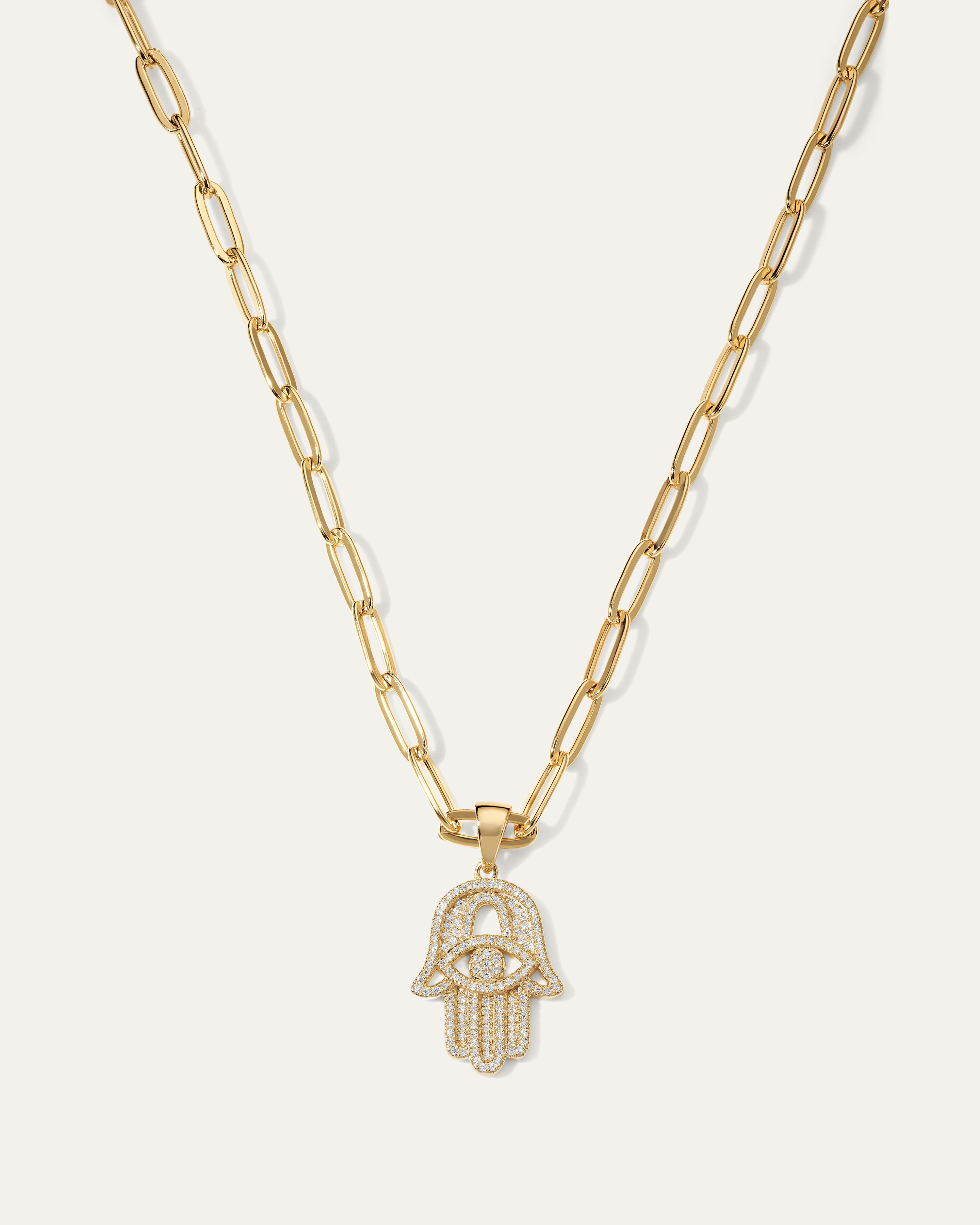Mega Hamsa Necklace