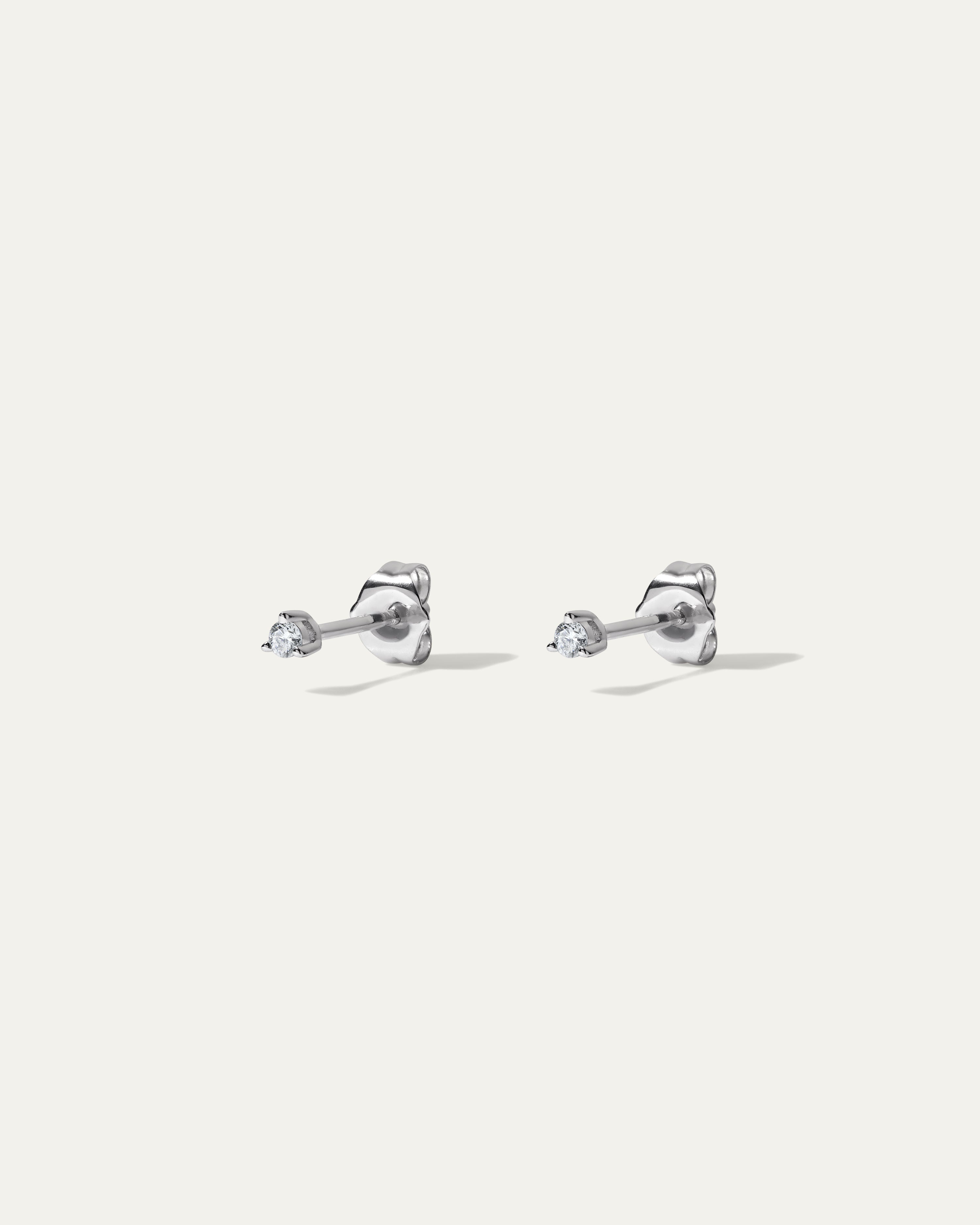 Tiny Diamond Comfort Studs™