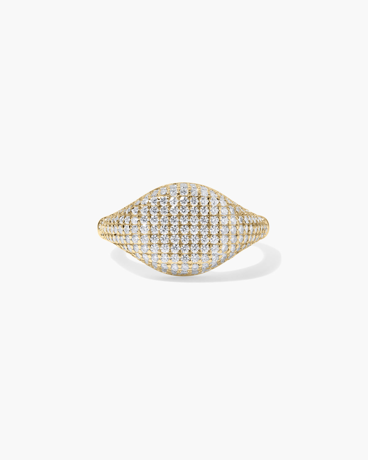 Pavé Signet Pinky Ring