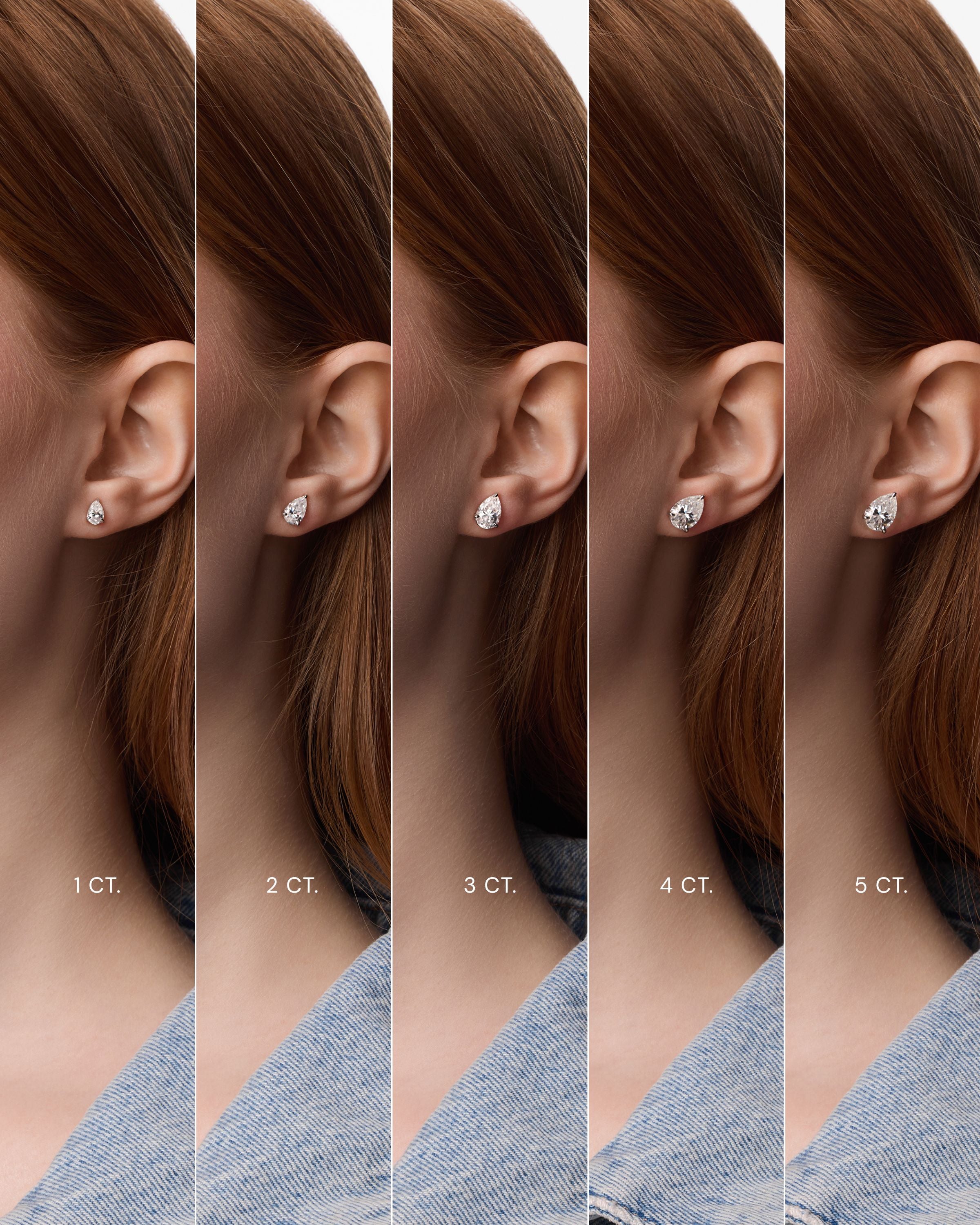 Jane Everyday™ Pear Comfort Studs™ Earrings