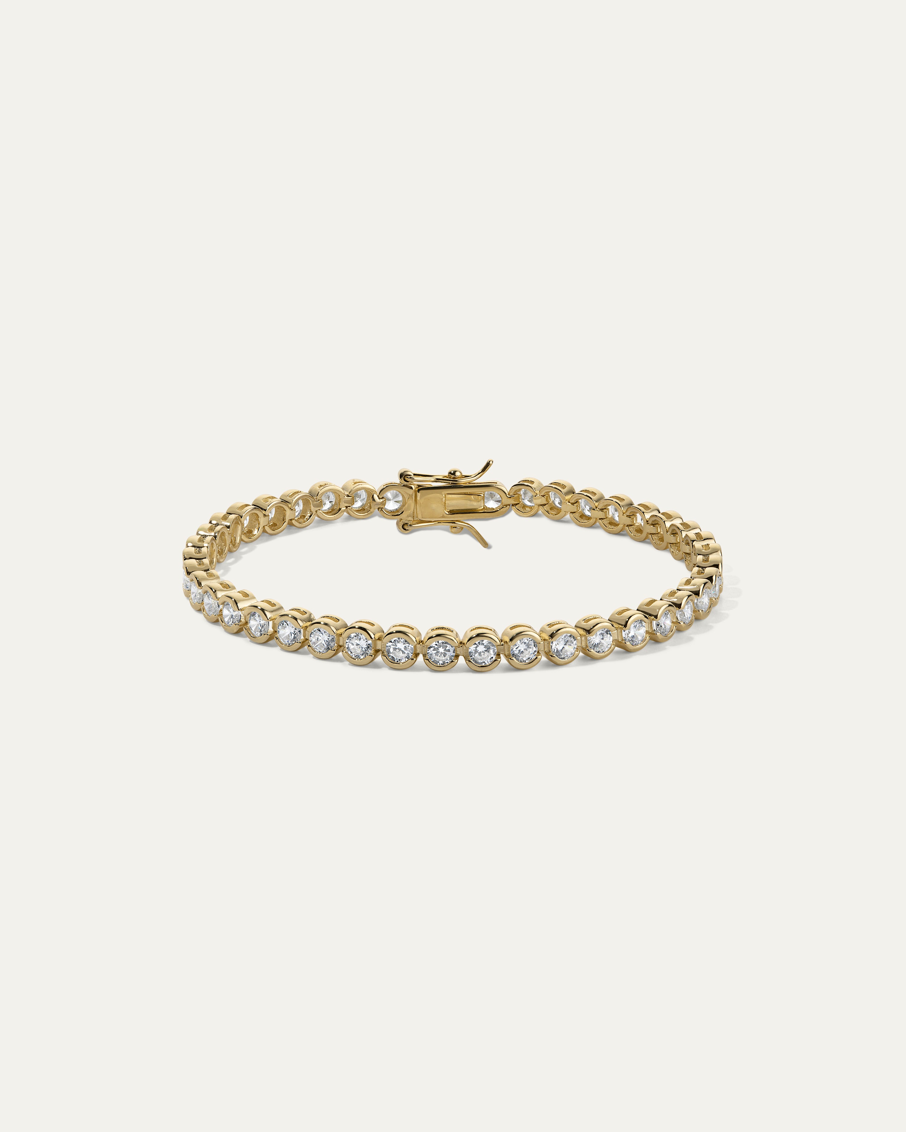 The Everyday Bezel Tennis Bracelet