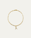 The All Me Pavé Diamond Letter Bracelet