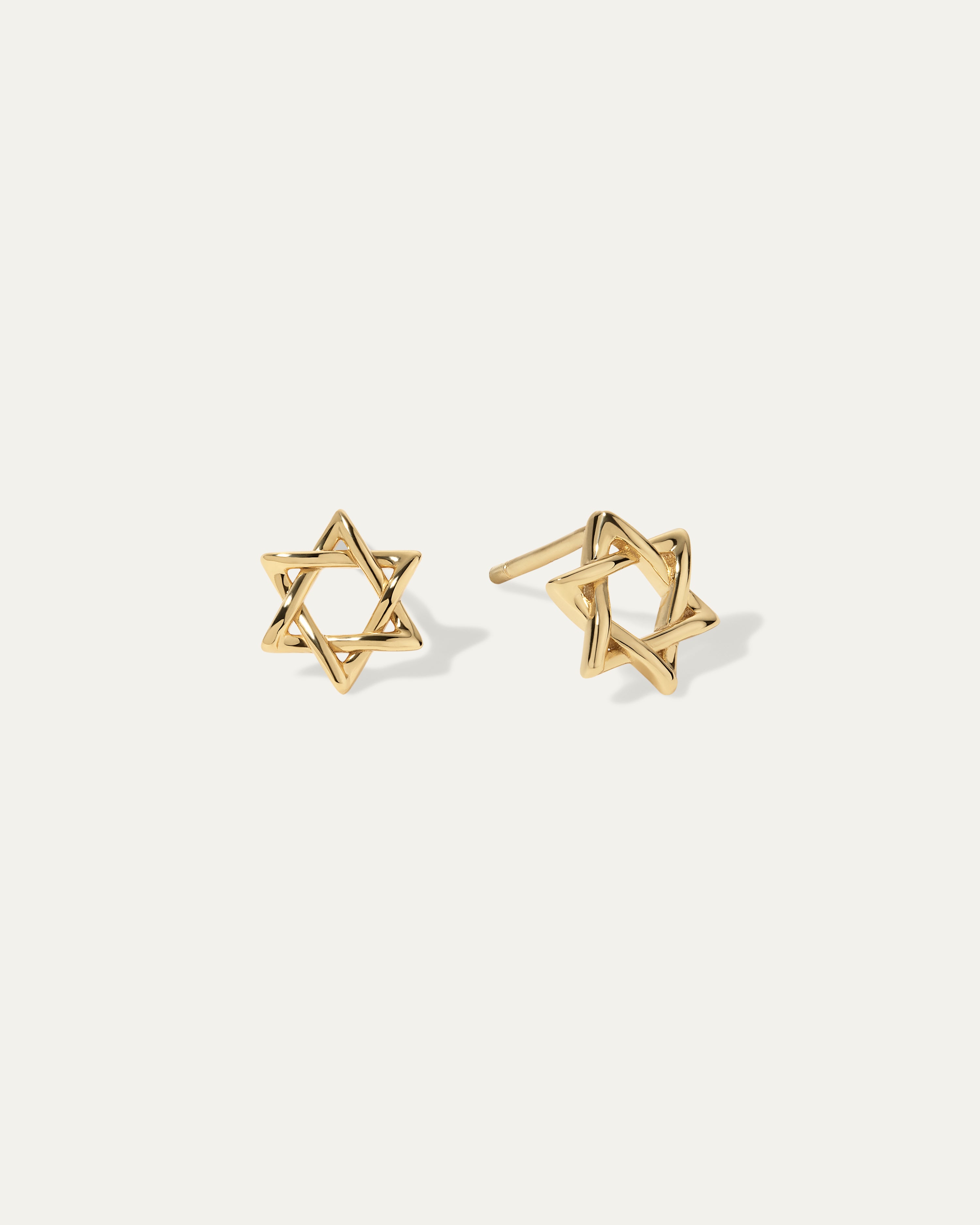 The Original Star of David Wave Earrings