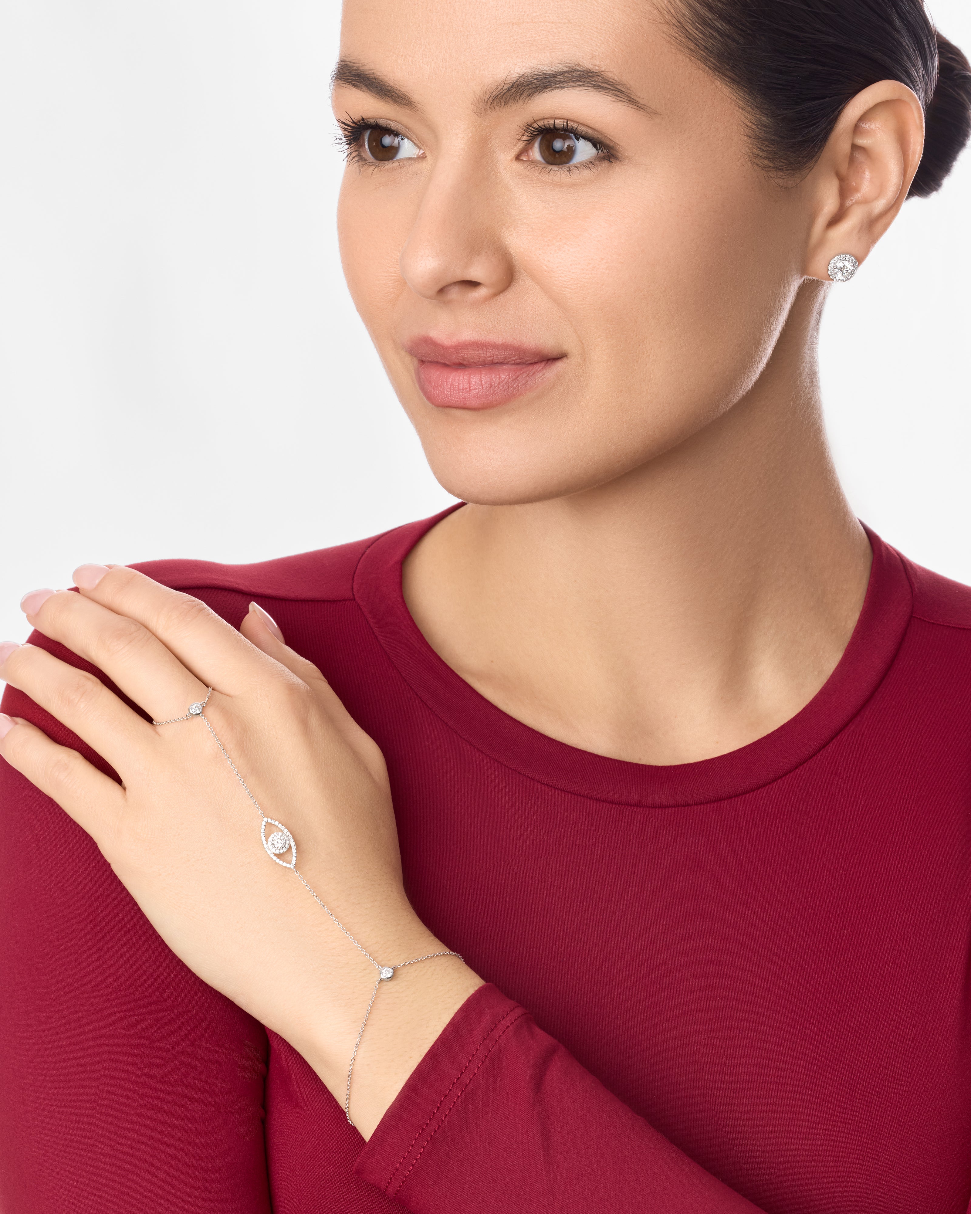 The Evil Eye Hand Chain