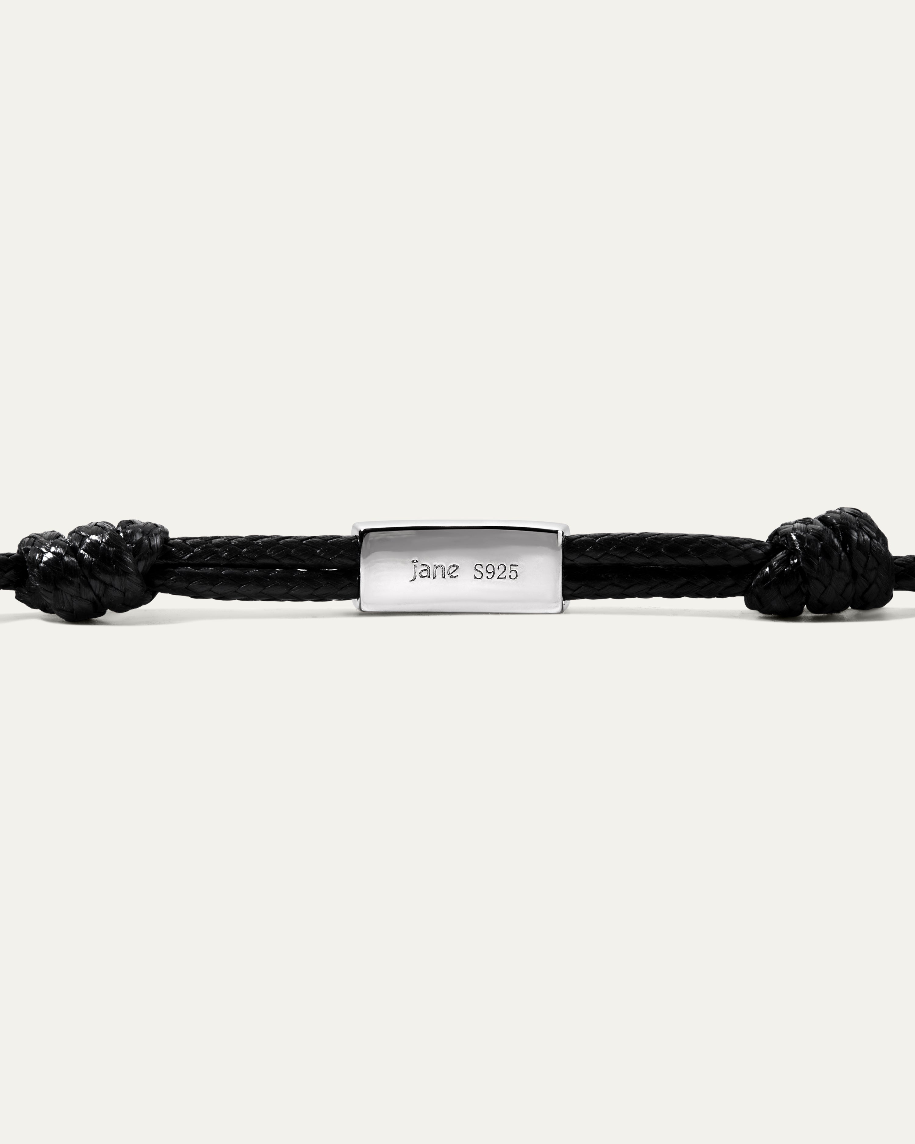 Star of David Bar Cord Bracelet