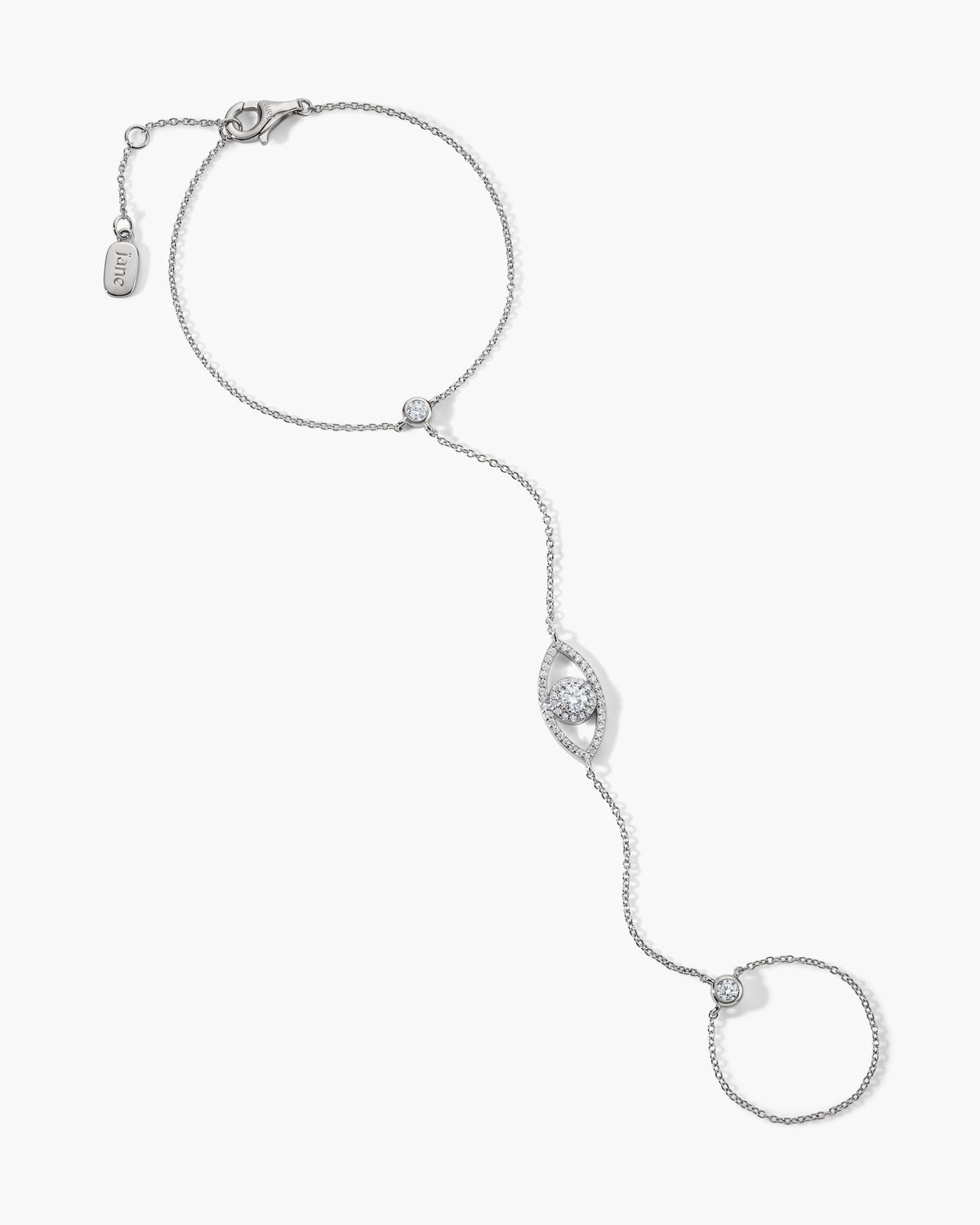 Evil Eye Diamond Hand Chain