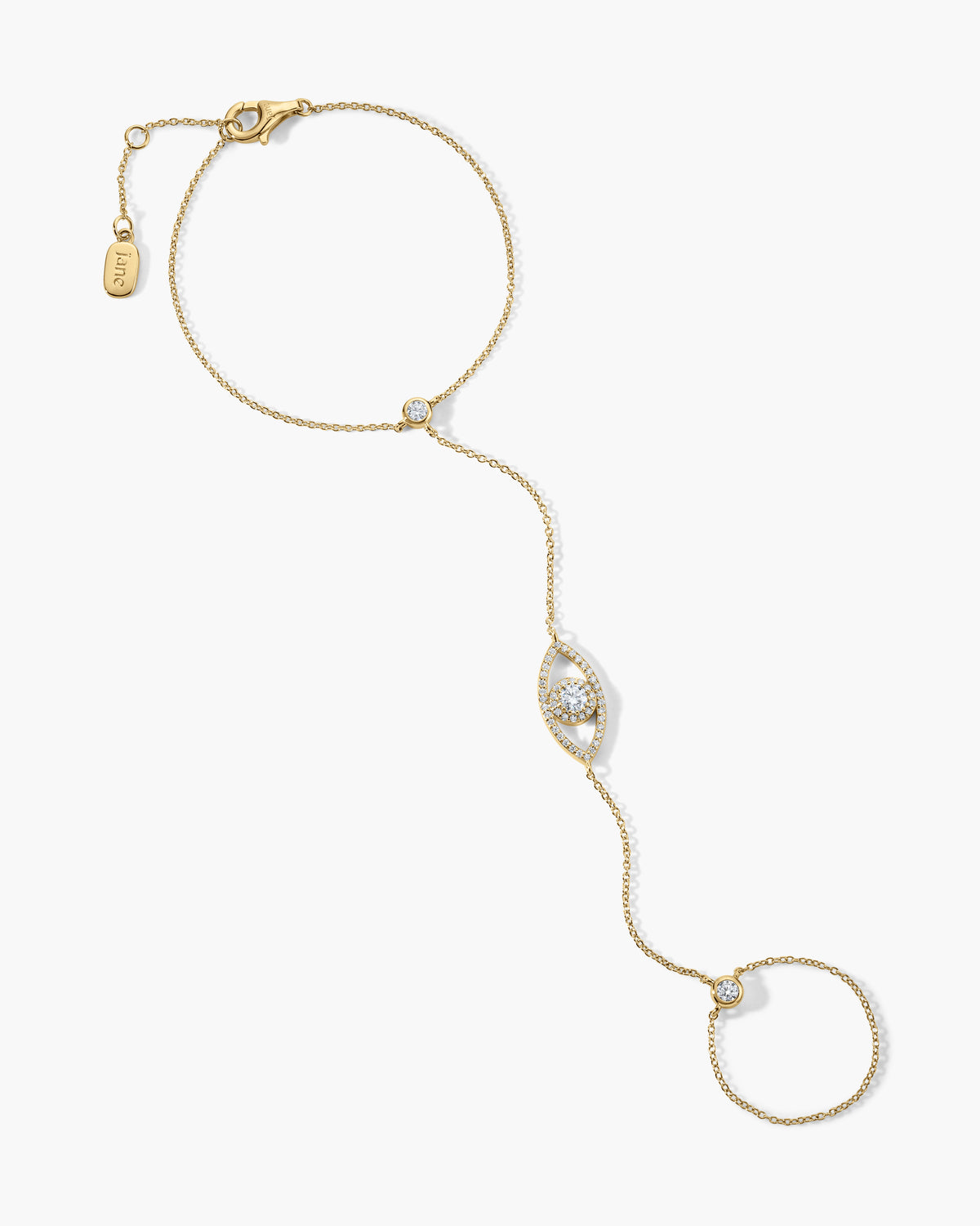 Evil Eye Diamond Hand Chain