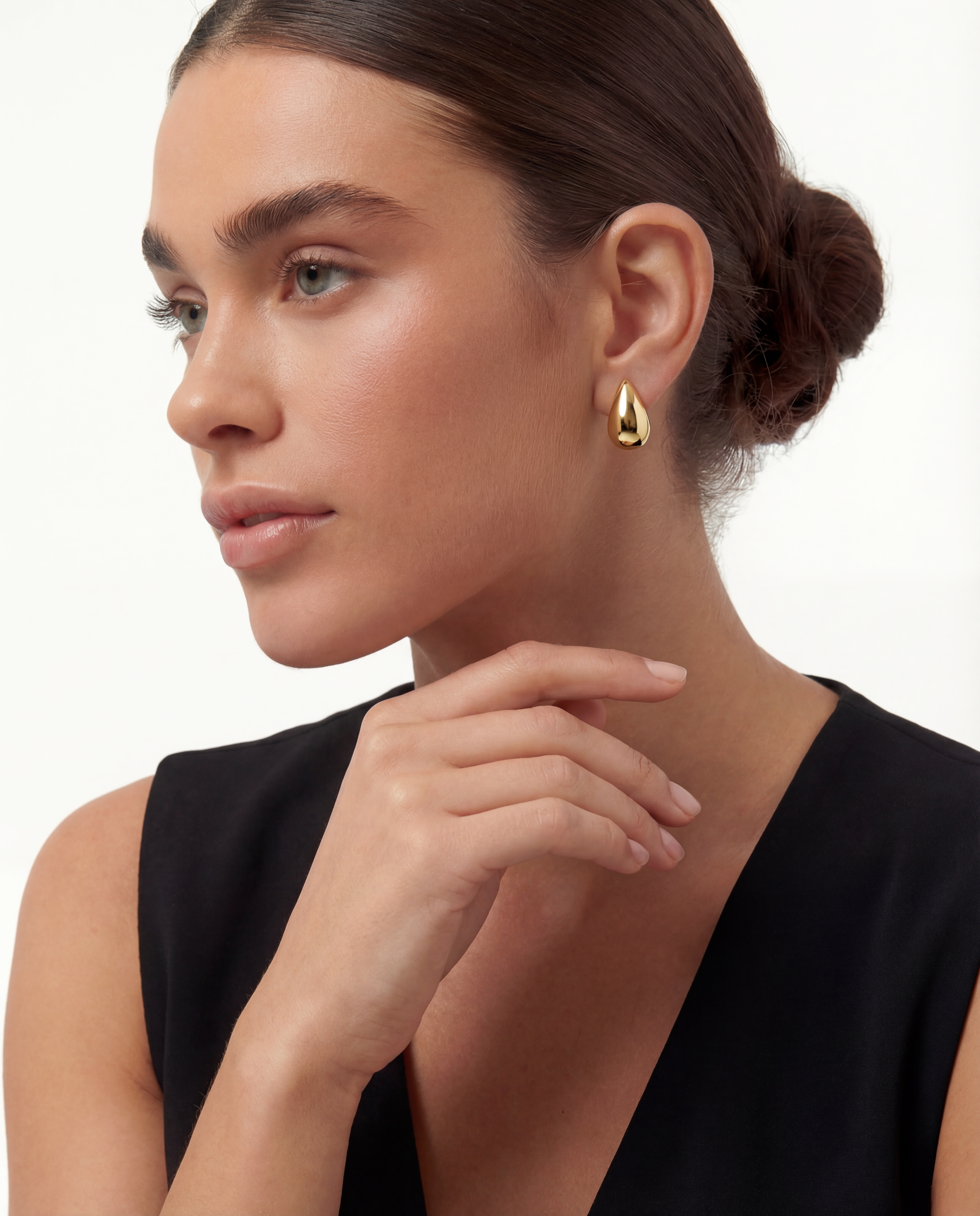 Crying Gold Earrings