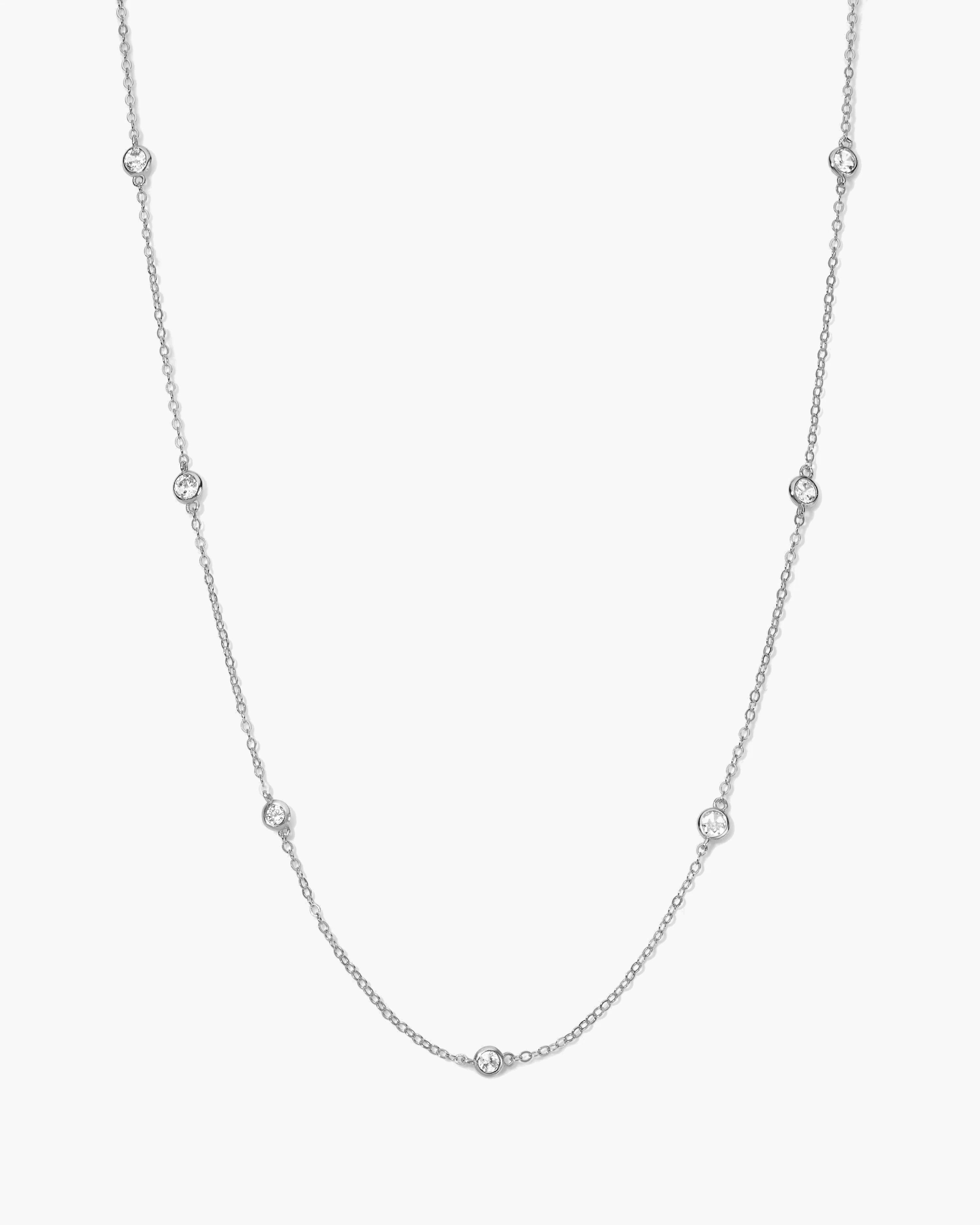 Charlotte™ Bezel Station Necklace