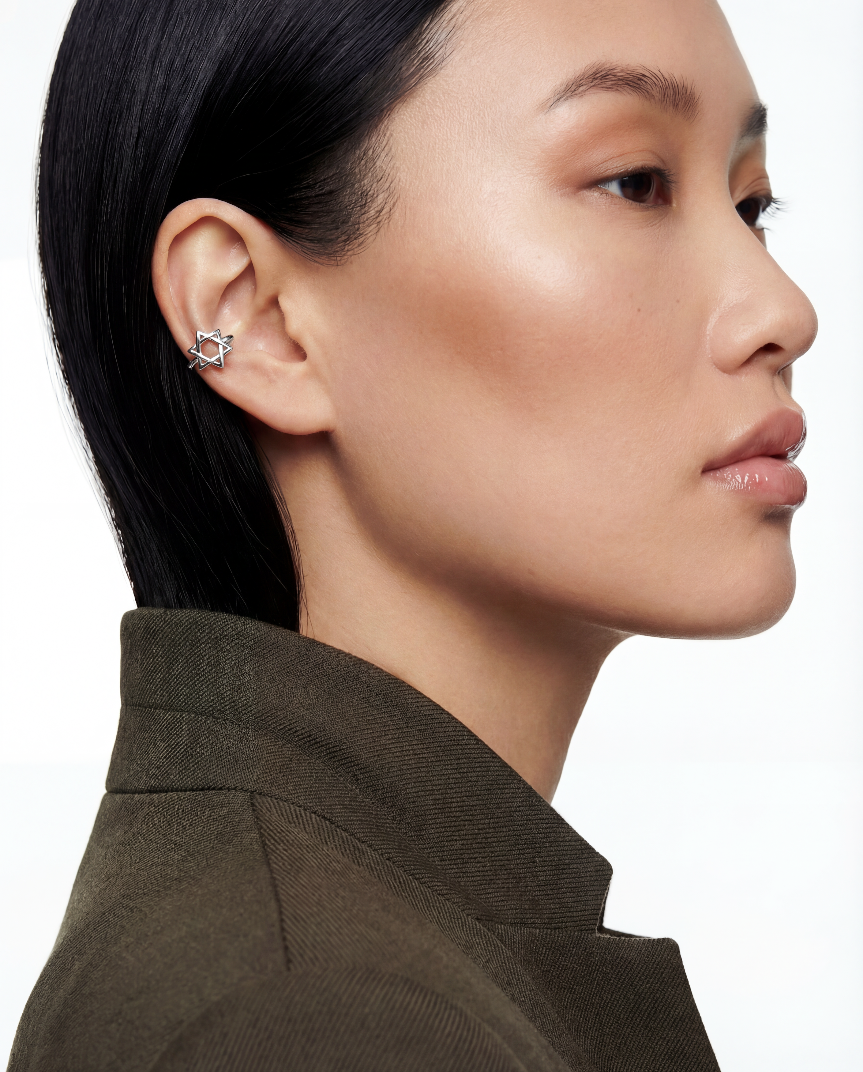 Original Star of David Ear Cuff