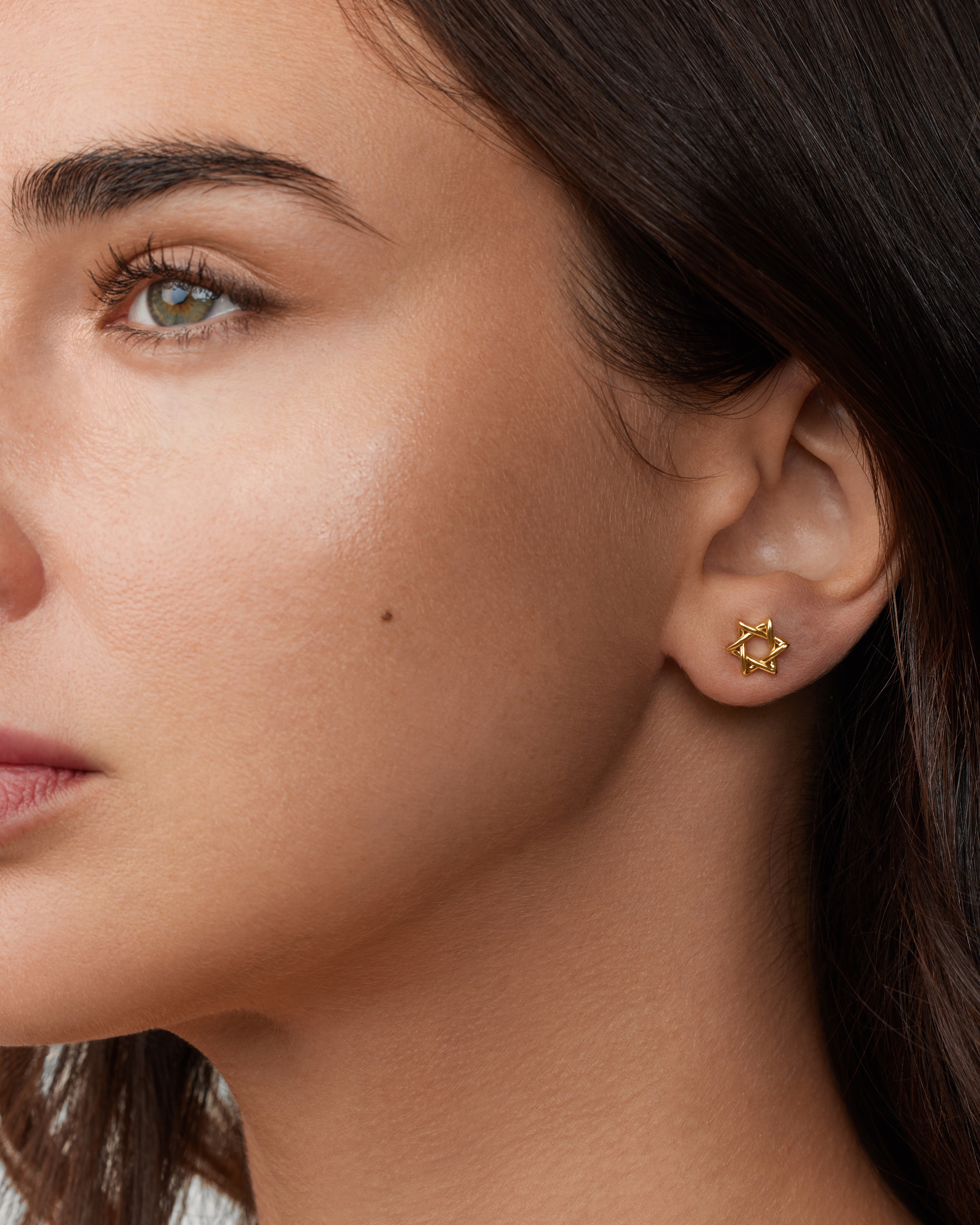 The Original Star of David Wave Earrings