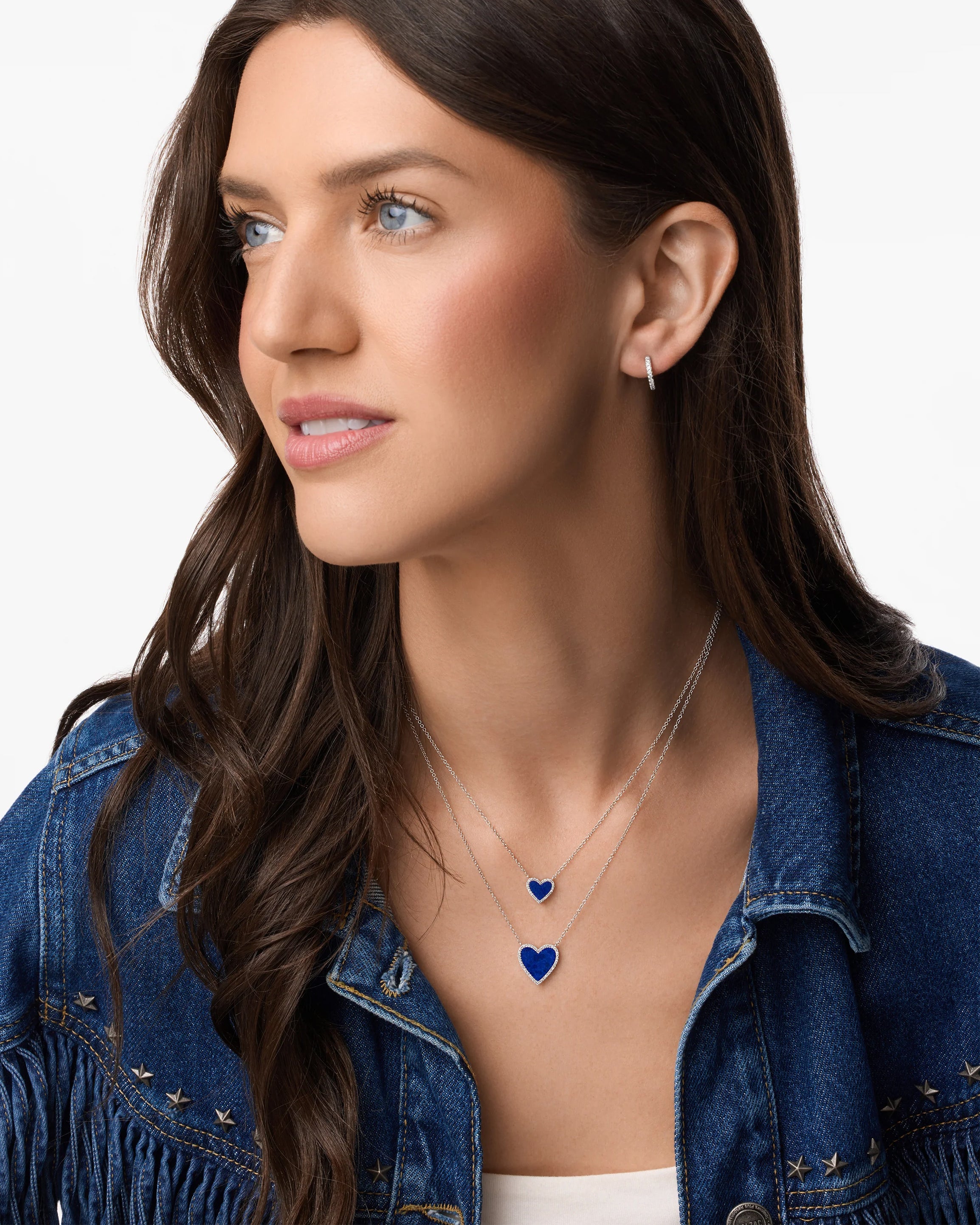 Jane My Heart™ Lapis Diamond Necklace