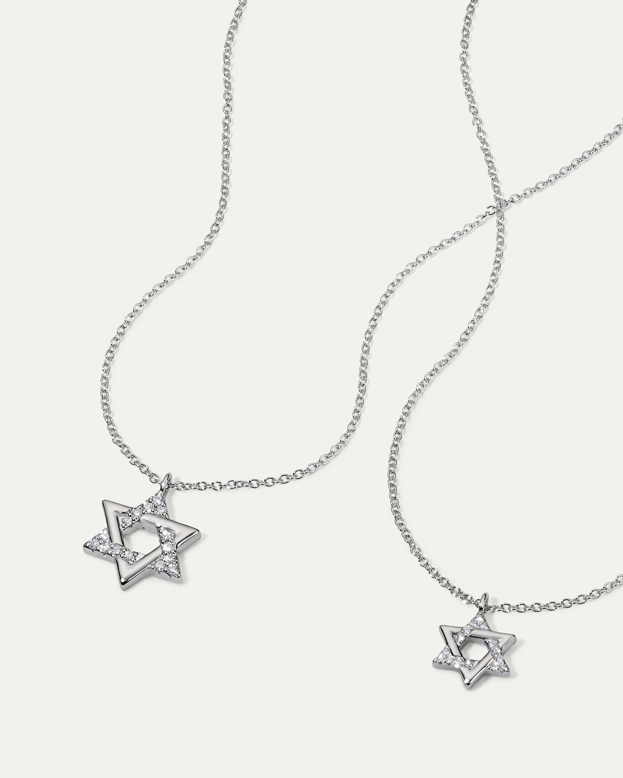 Reversible Star of David Necklace