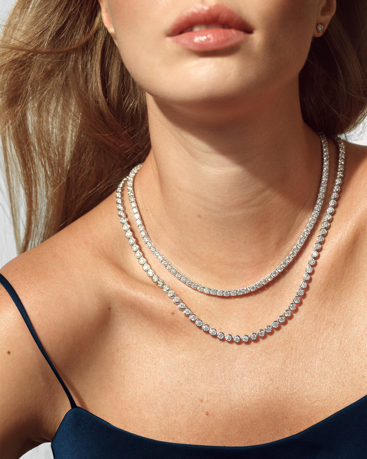 Charlotte™ Bezel Tennis Necklace