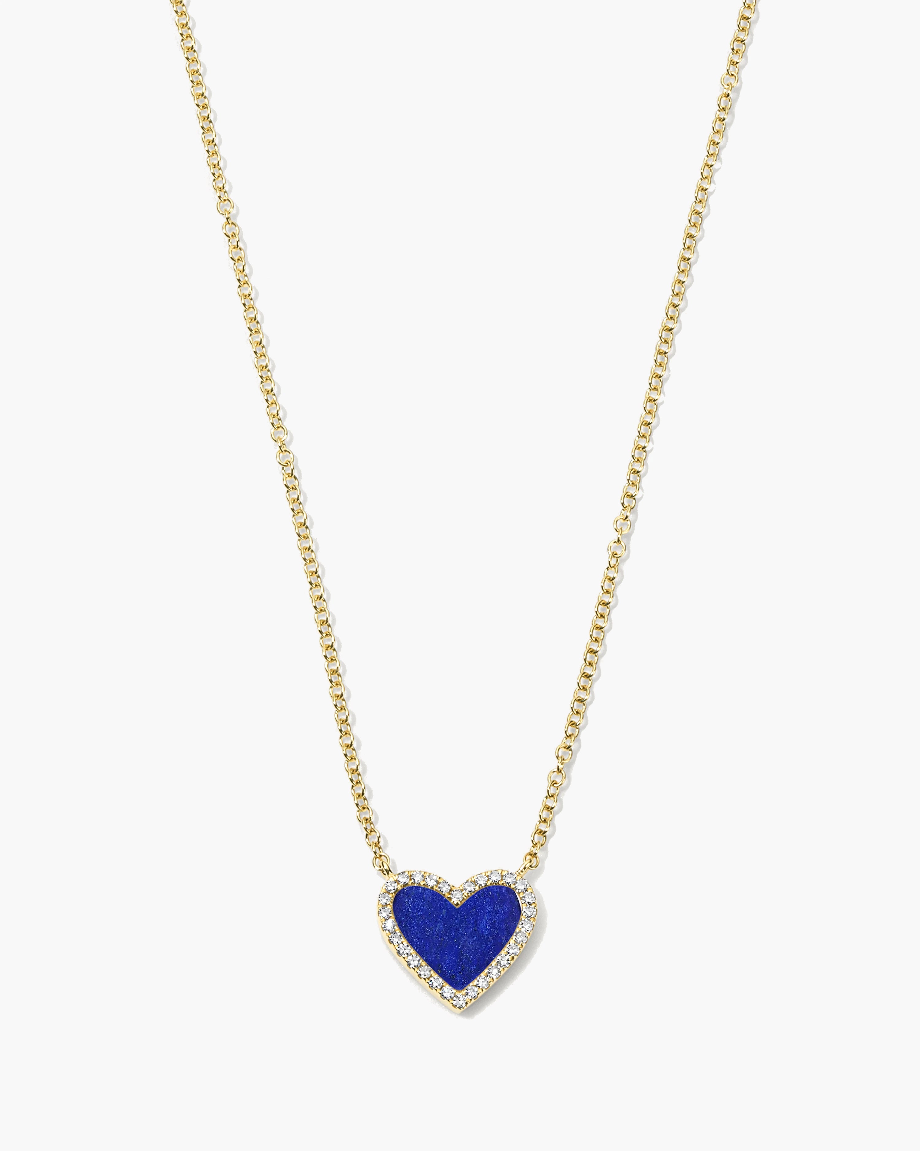 Jane My Heart™ Lapis Diamond Necklace