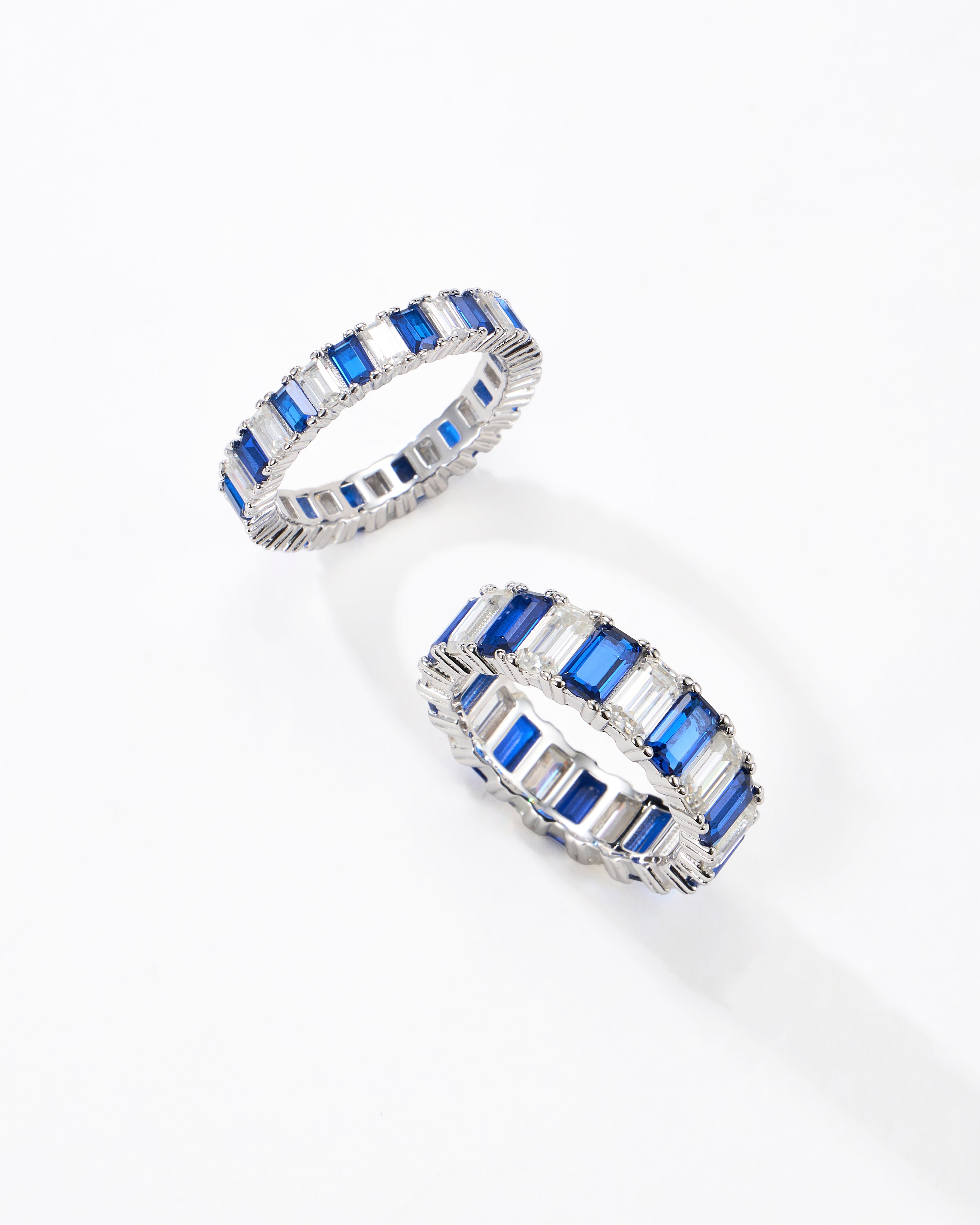 Jane Everyday™ Sapphire Baguette Eternity Band