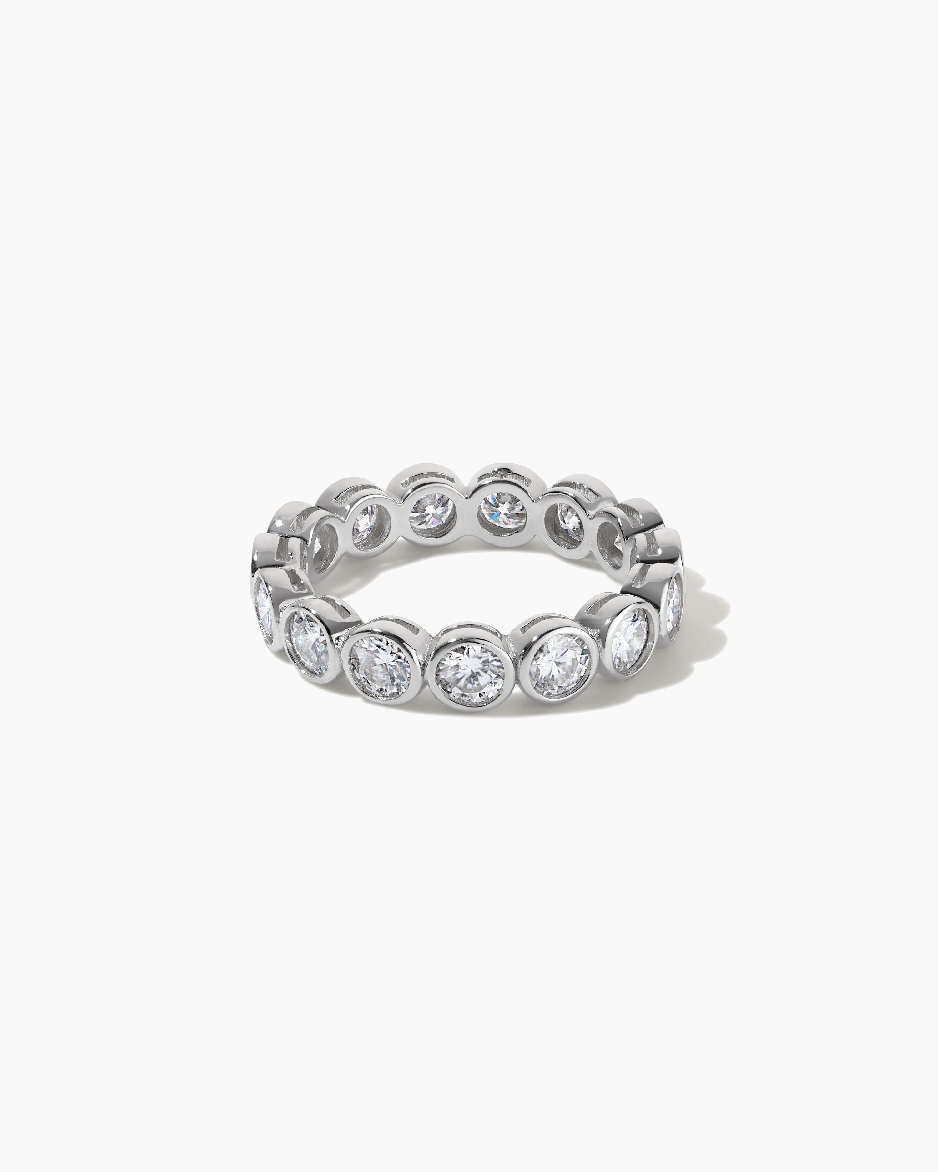 Charlotte™ Round Bezel Eternity Band
