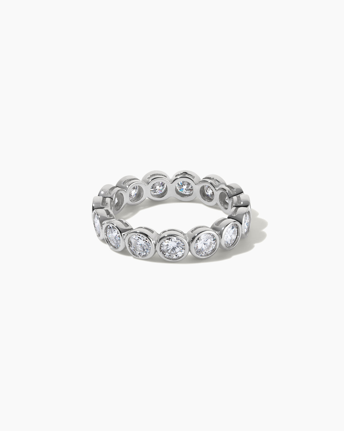 Charlotte™ Round Bezel Eternity Band