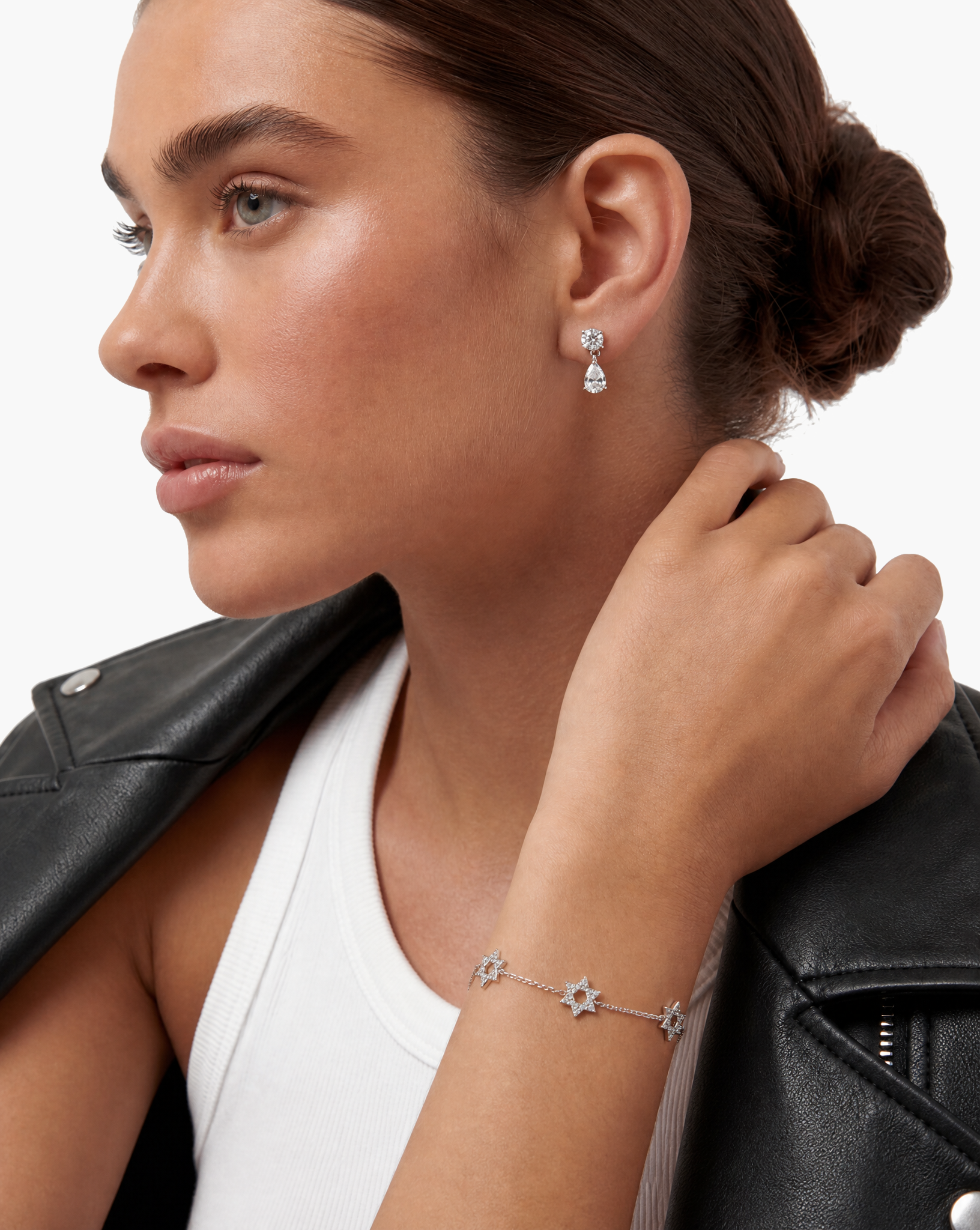 Sarah™ Star of David Station Bracelet