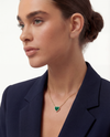 Jane My Heart™ Malachite Diamond Necklace