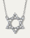 Star of David Baguette Necklace