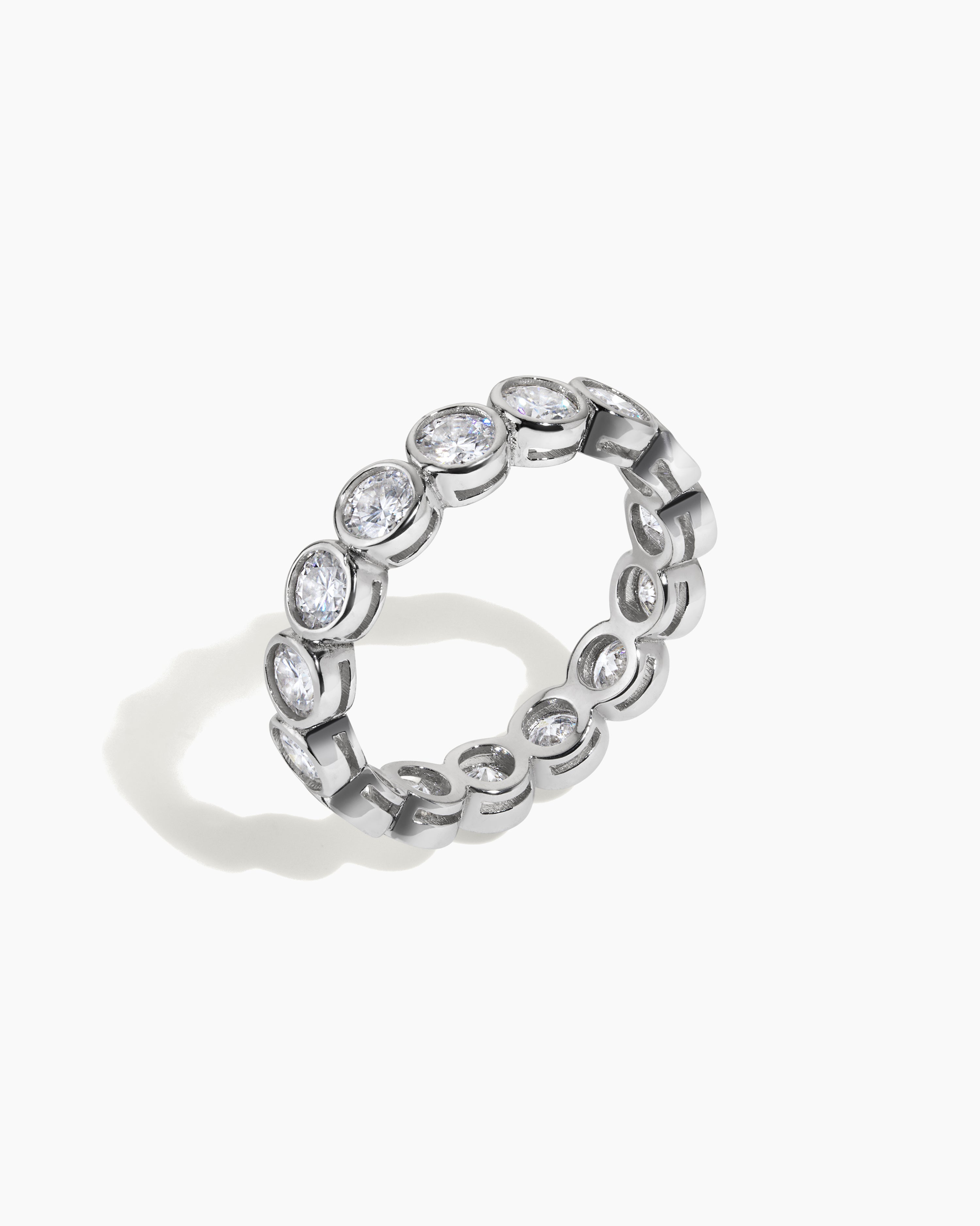 Charlotte™ Round Bezel Eternity Band
