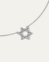 Star of David Baguette Necklace