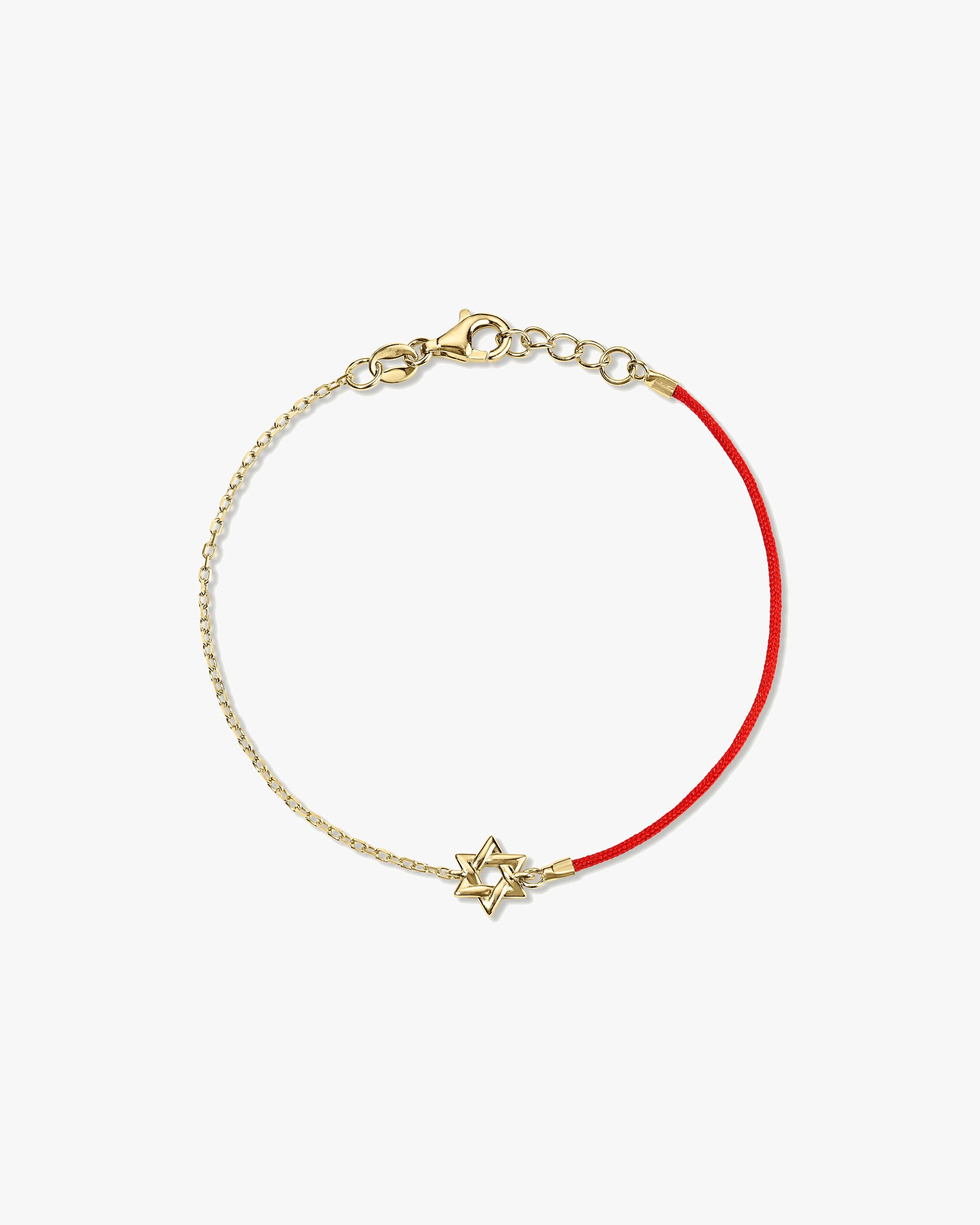 Star of David Cord Bracelet