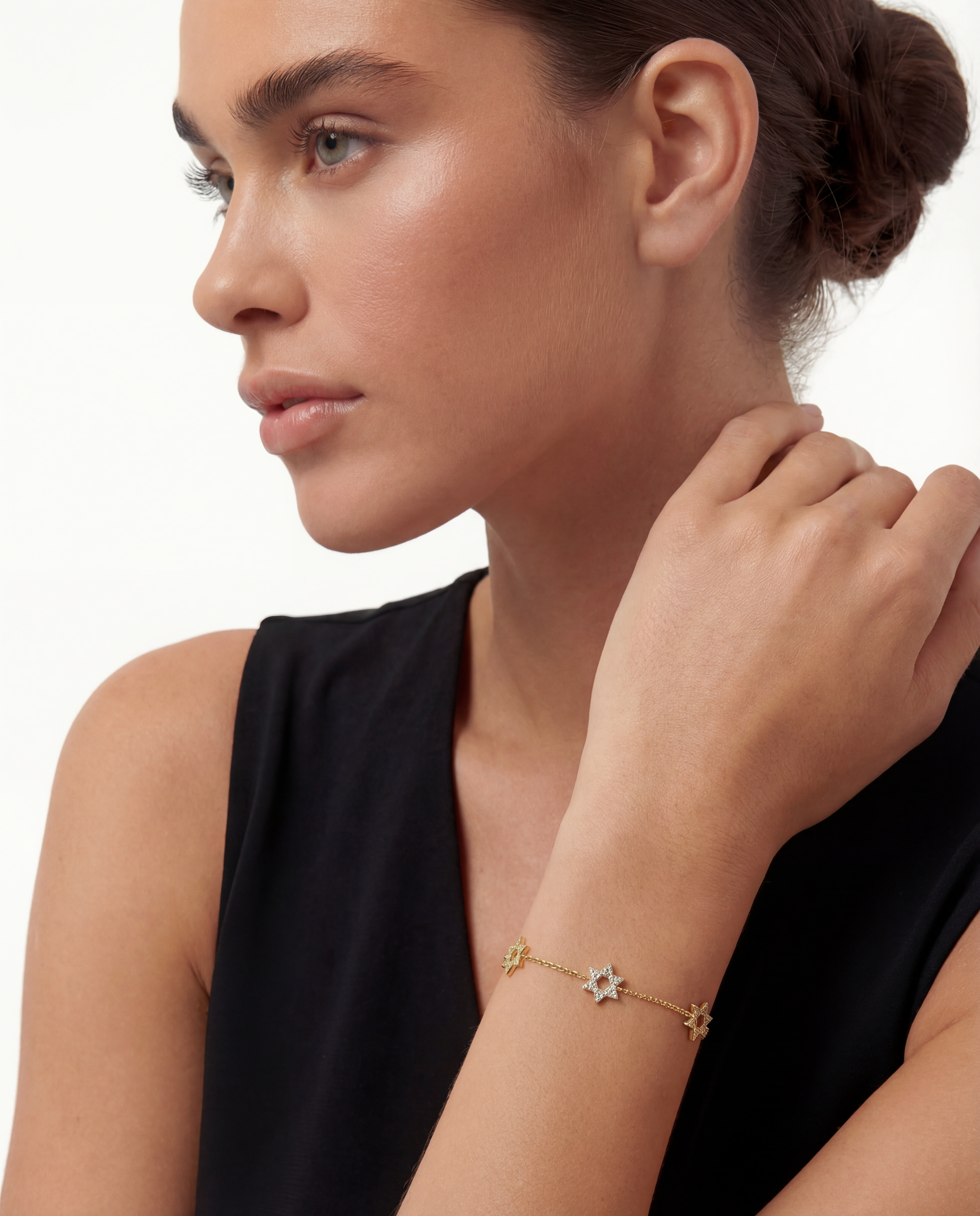 Star of David Station Bracelet