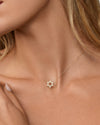 The Star of David Pavé Diamond Necklace