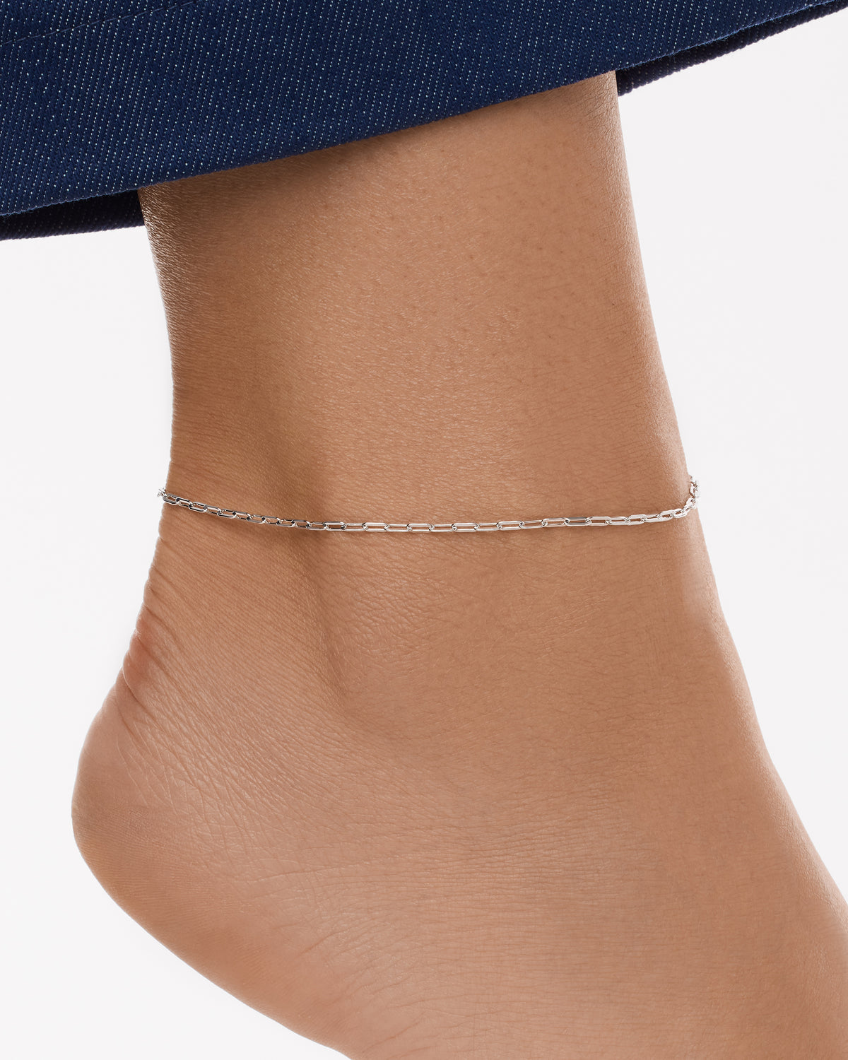 Olivia™ Mini Paperclip Anklet