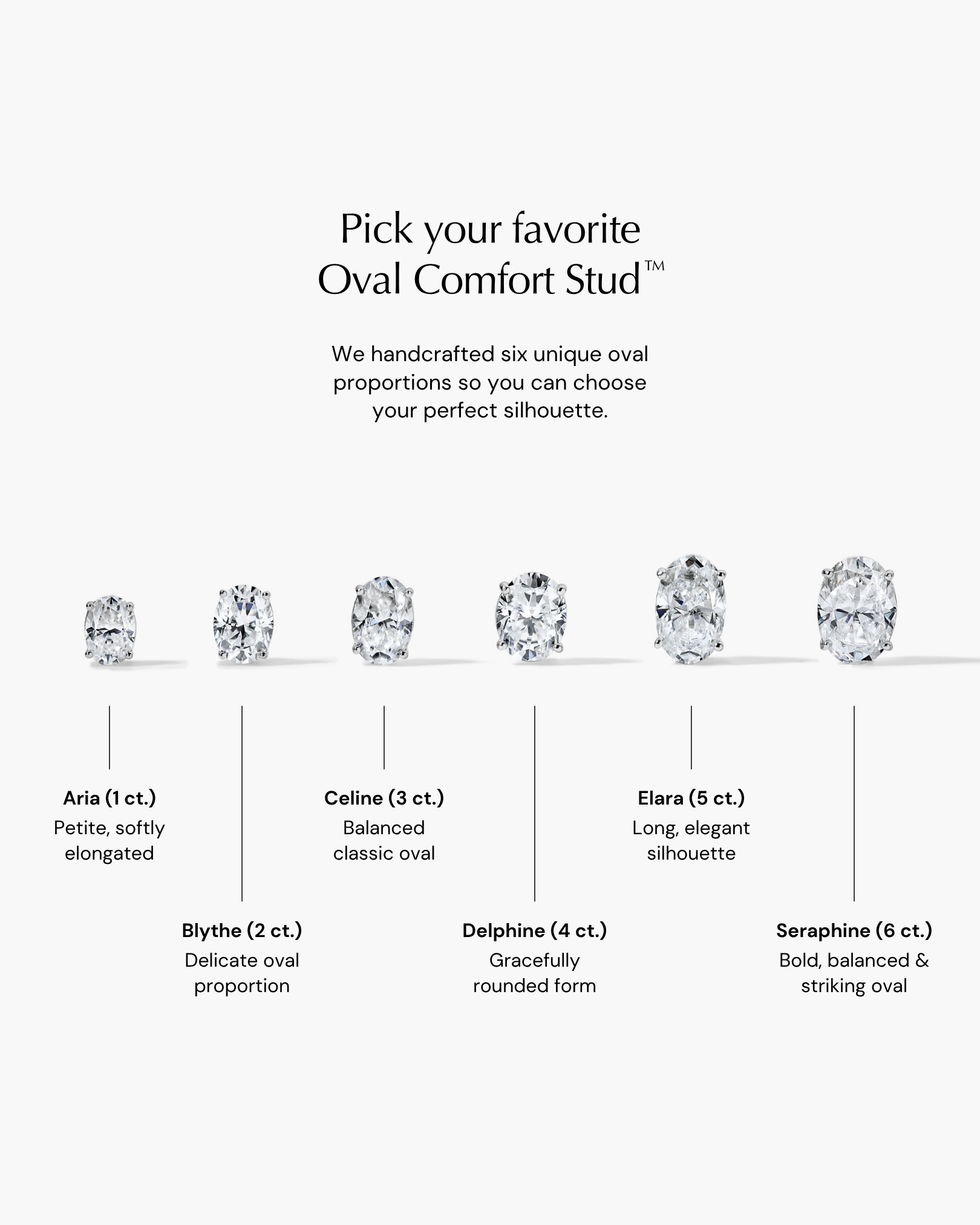 Jane Everyday™ Oval Comfort Studs™