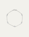 The Diamond Bezel Station Bracelet