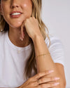 The All Me Pavé Diamond Letter Bracelet